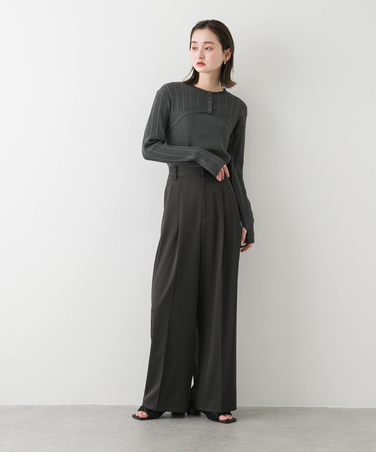 身長：169cm サイズ：one