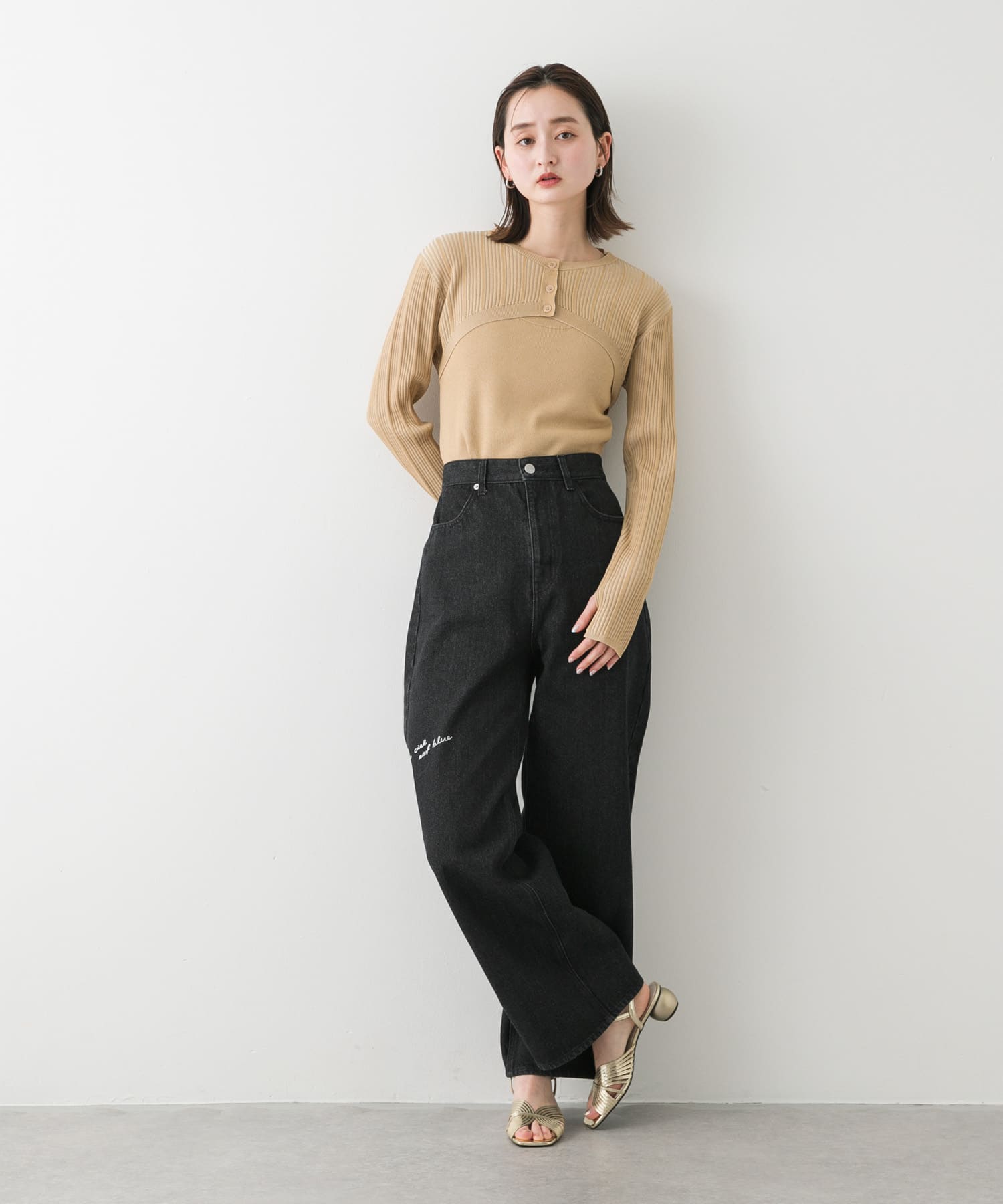 身長：169cm サイズ：one