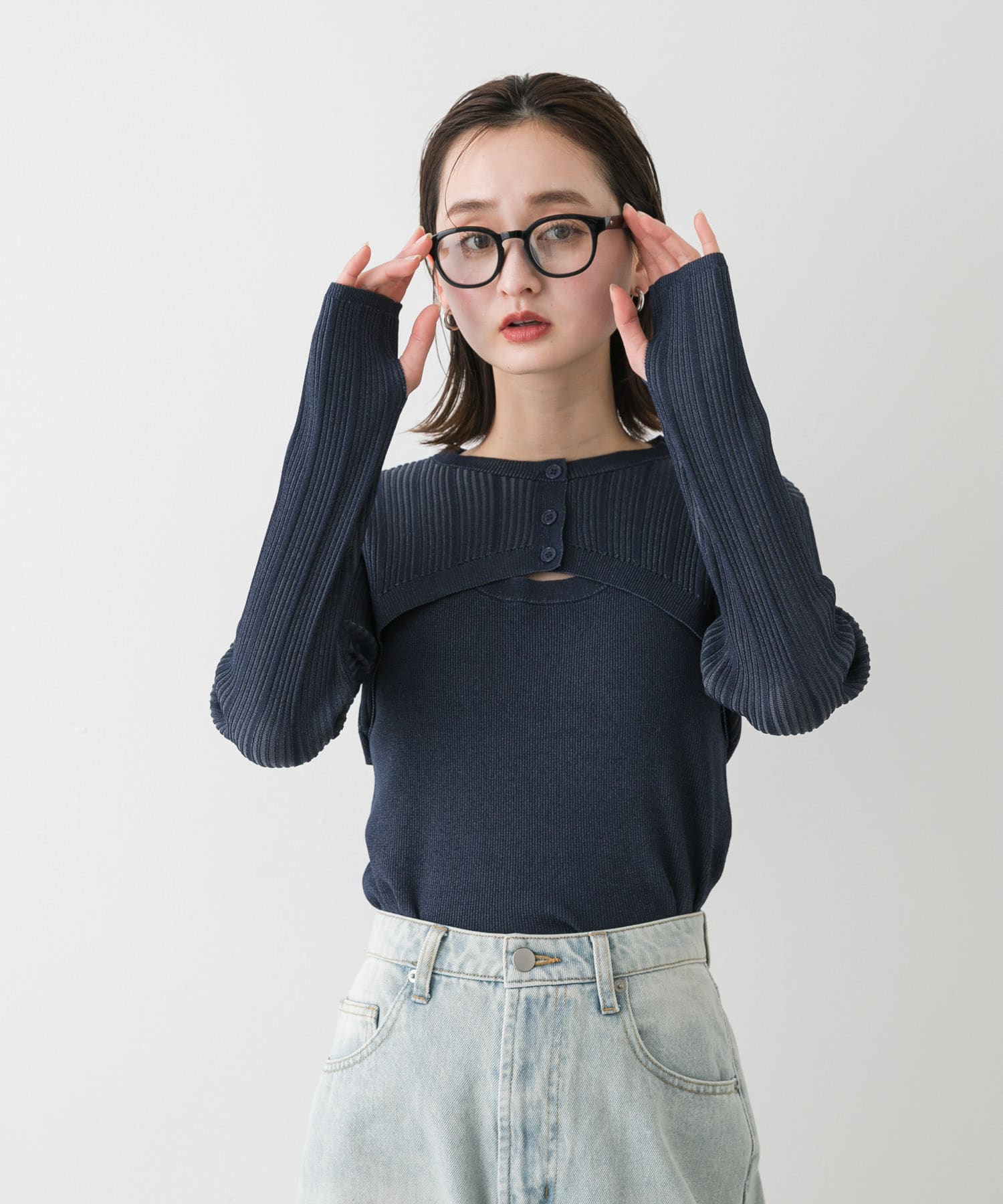 身長：169cm サイズ：one