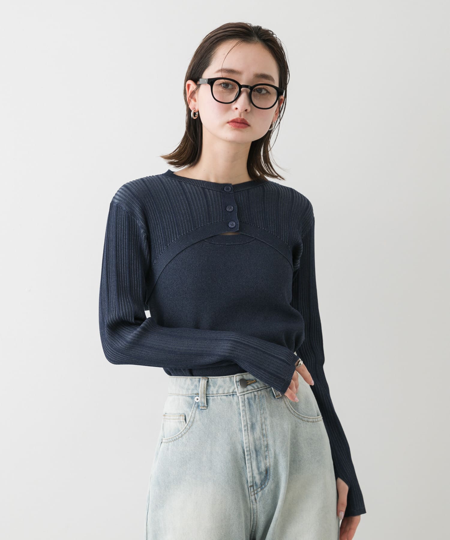 身長：169cm サイズ：one