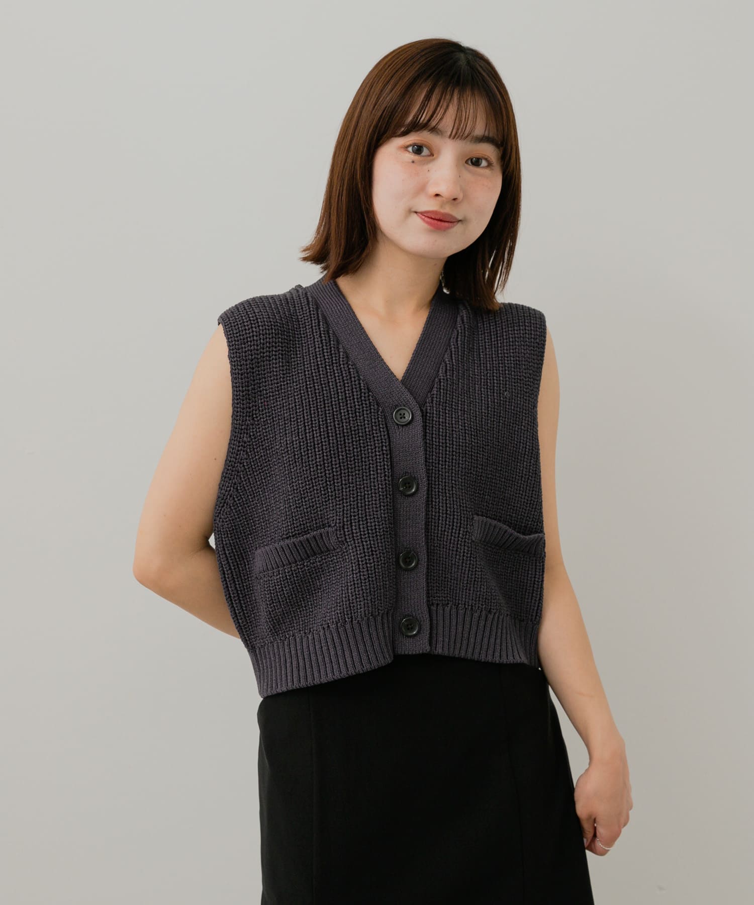 身長：158cm サイズ：one
