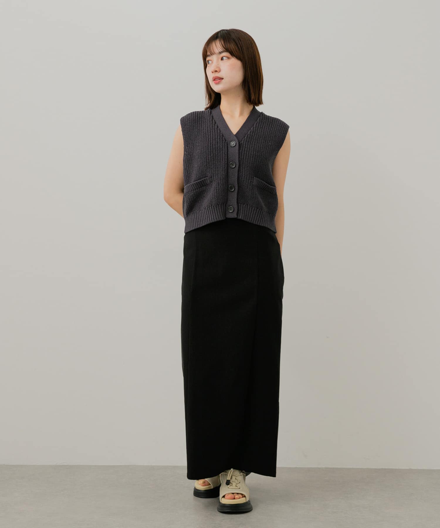 身長：158cm サイズ：one