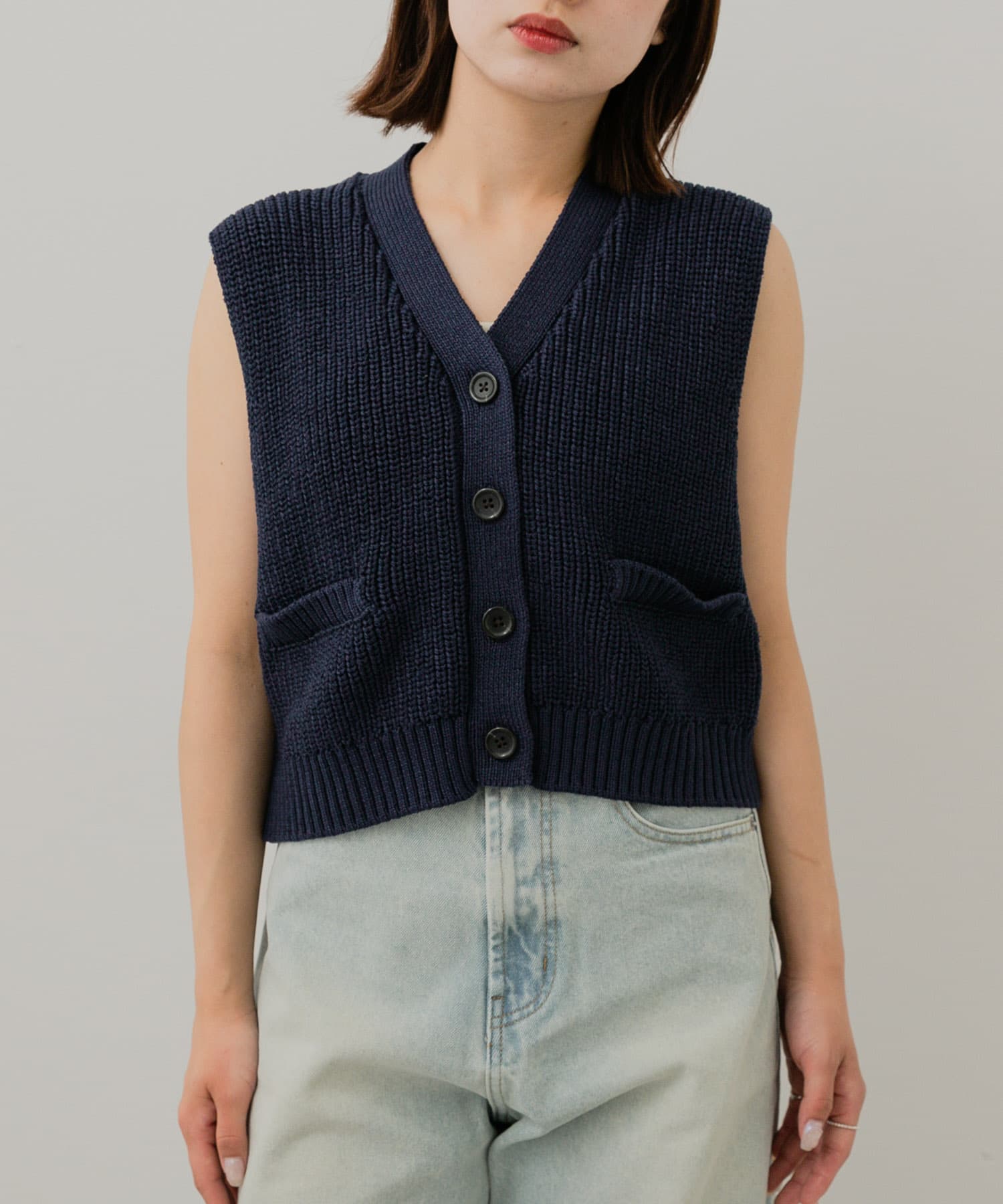 クロップドニットベスト(one IVORY): トップス｜URBAN RESEARCH公式