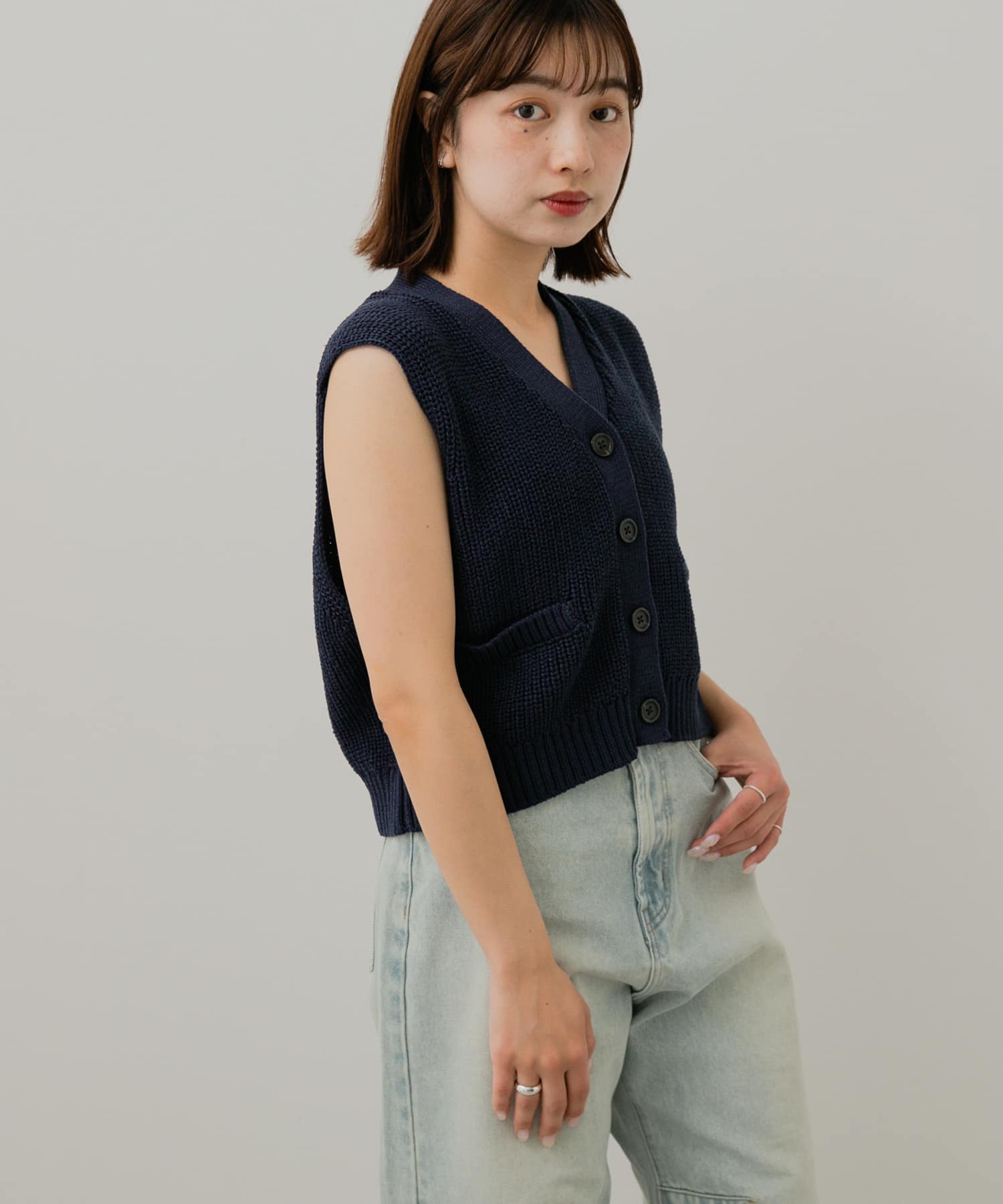 身長：158cm サイズ：one