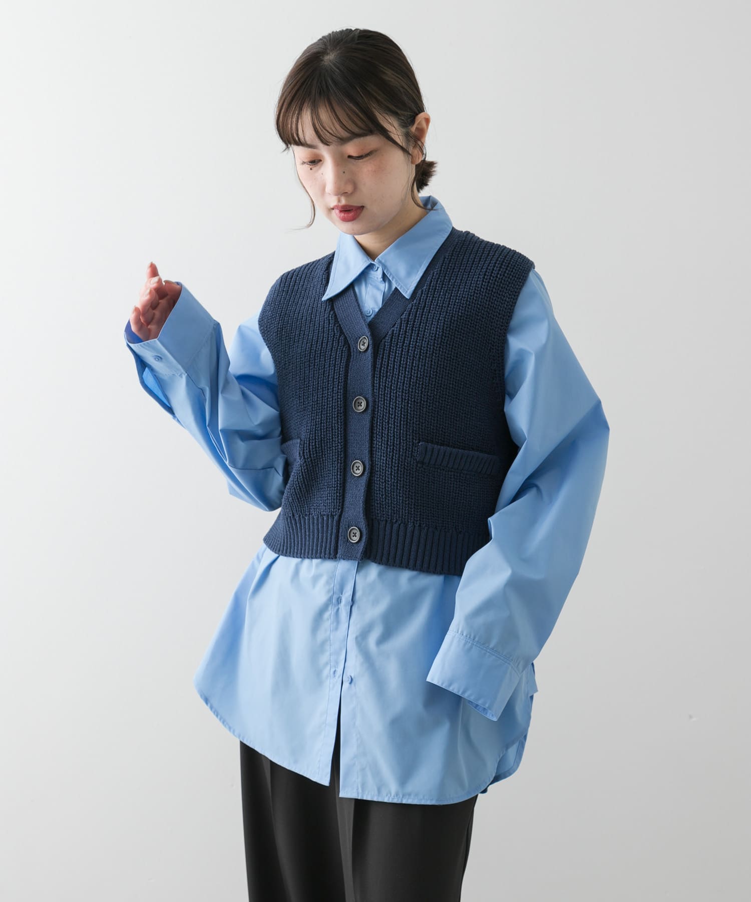 身長：158cm サイズ：one