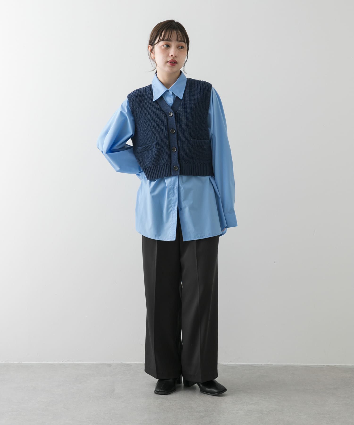 身長：158cm サイズ：one