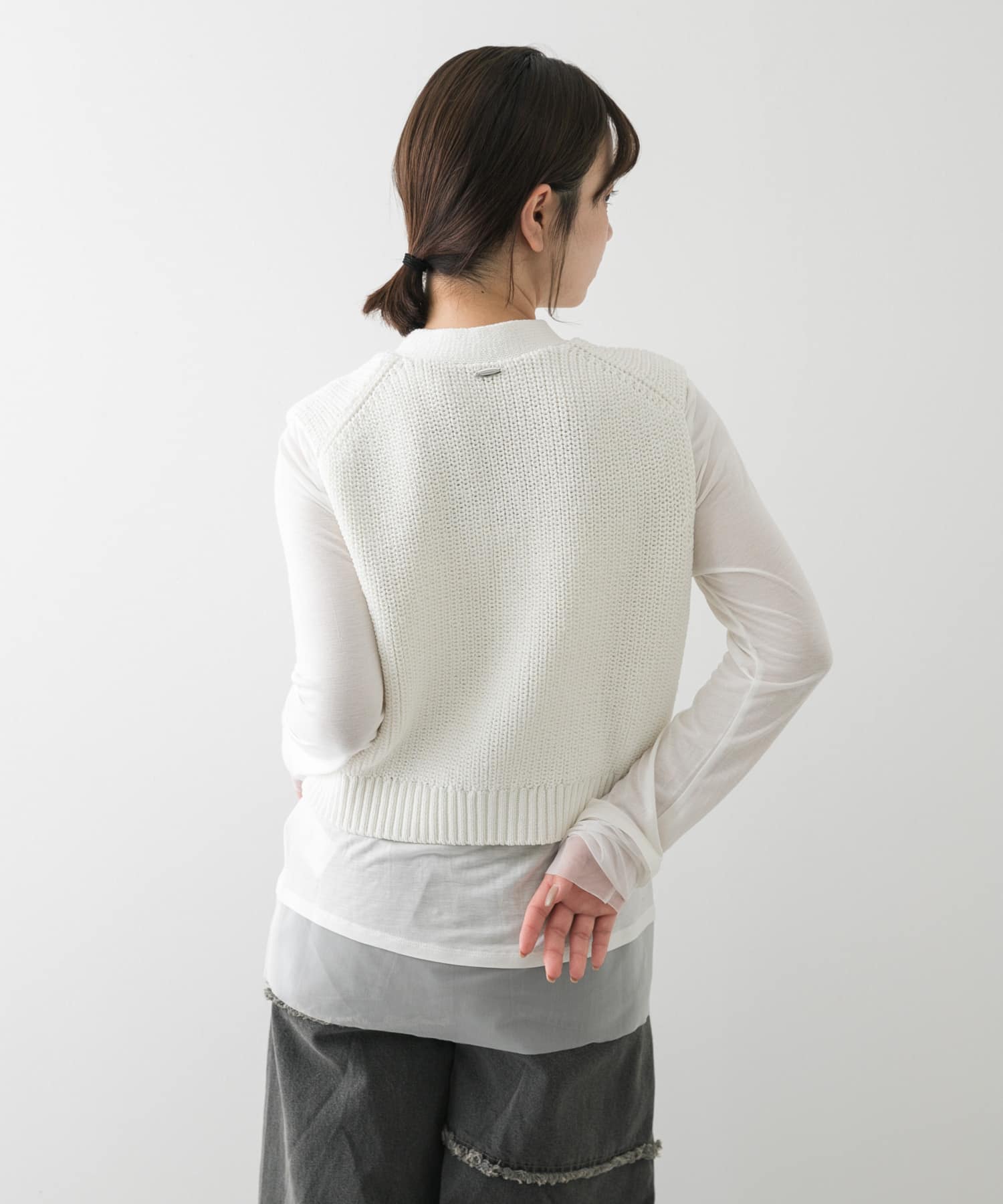 身長：158cm サイズ：one