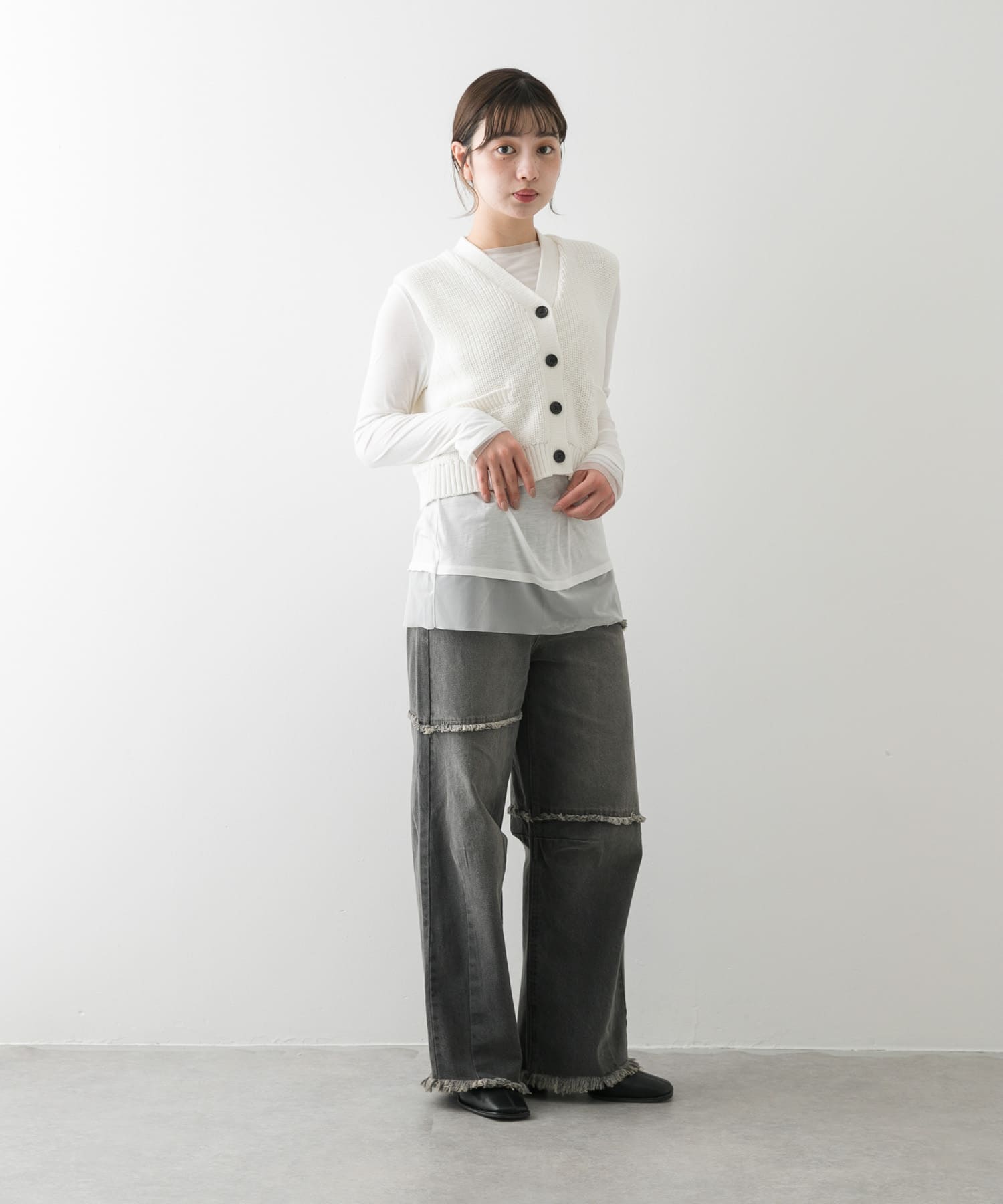 身長：158cm サイズ：one
