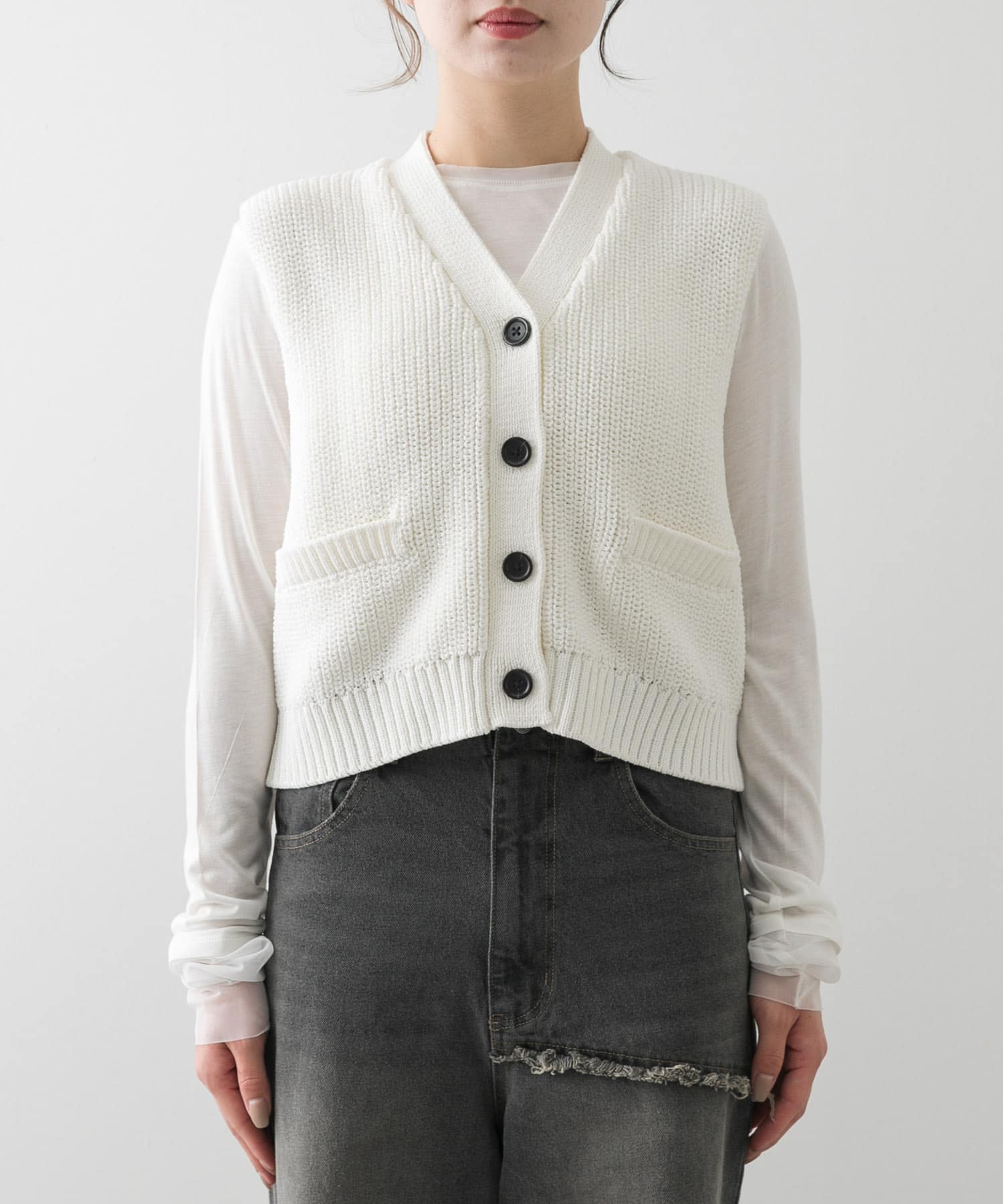 身長：158cm サイズ：one