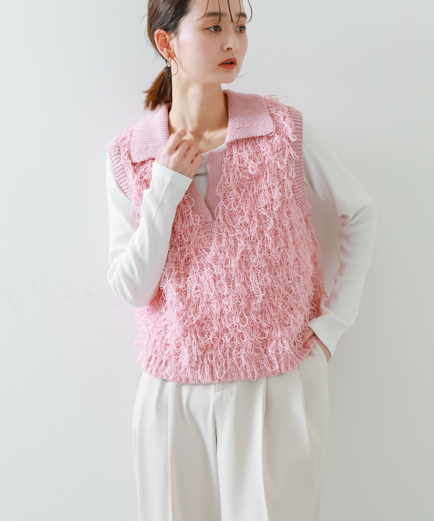 身長：169cm サイズ：one