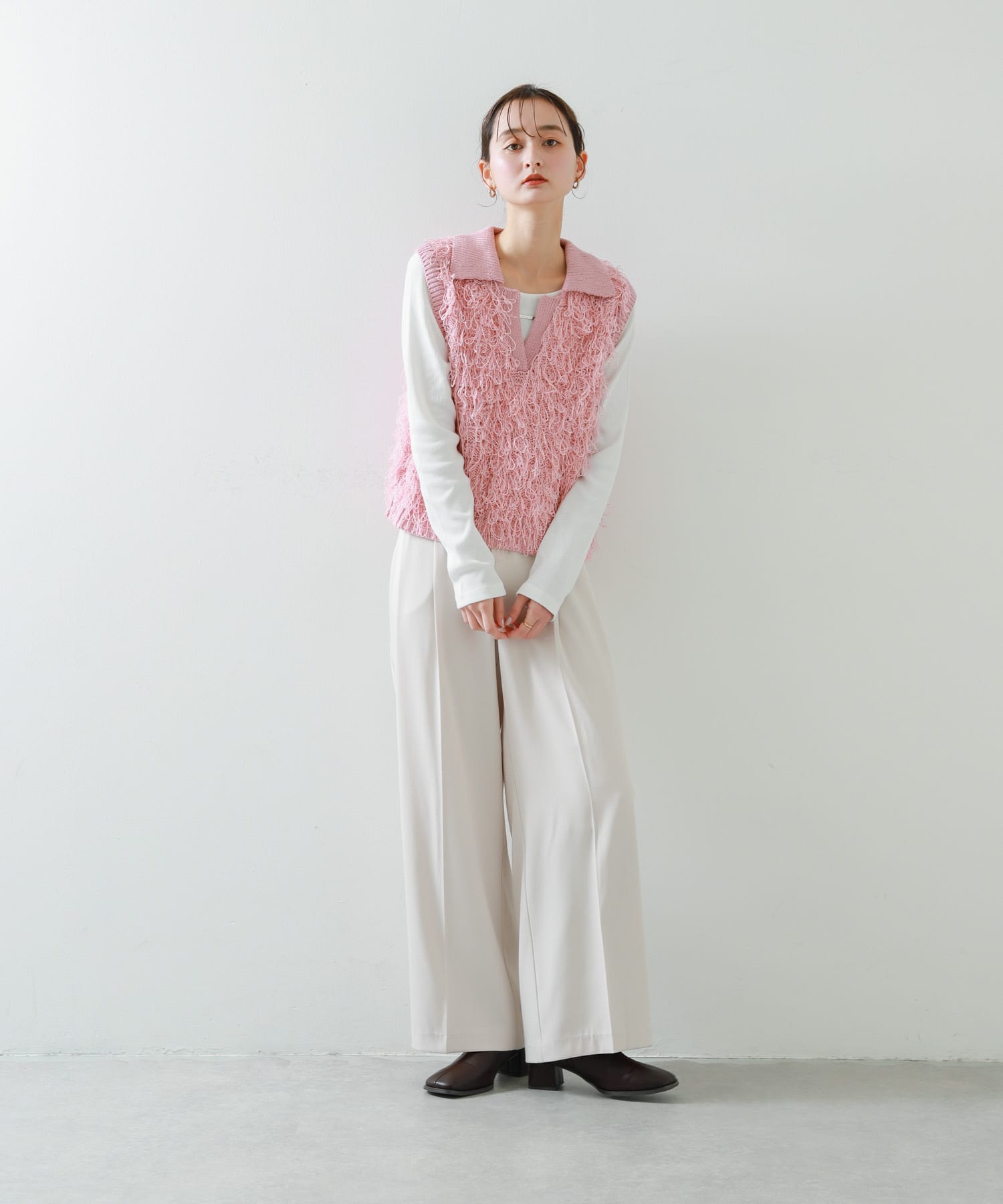 身長：169cm サイズ：one