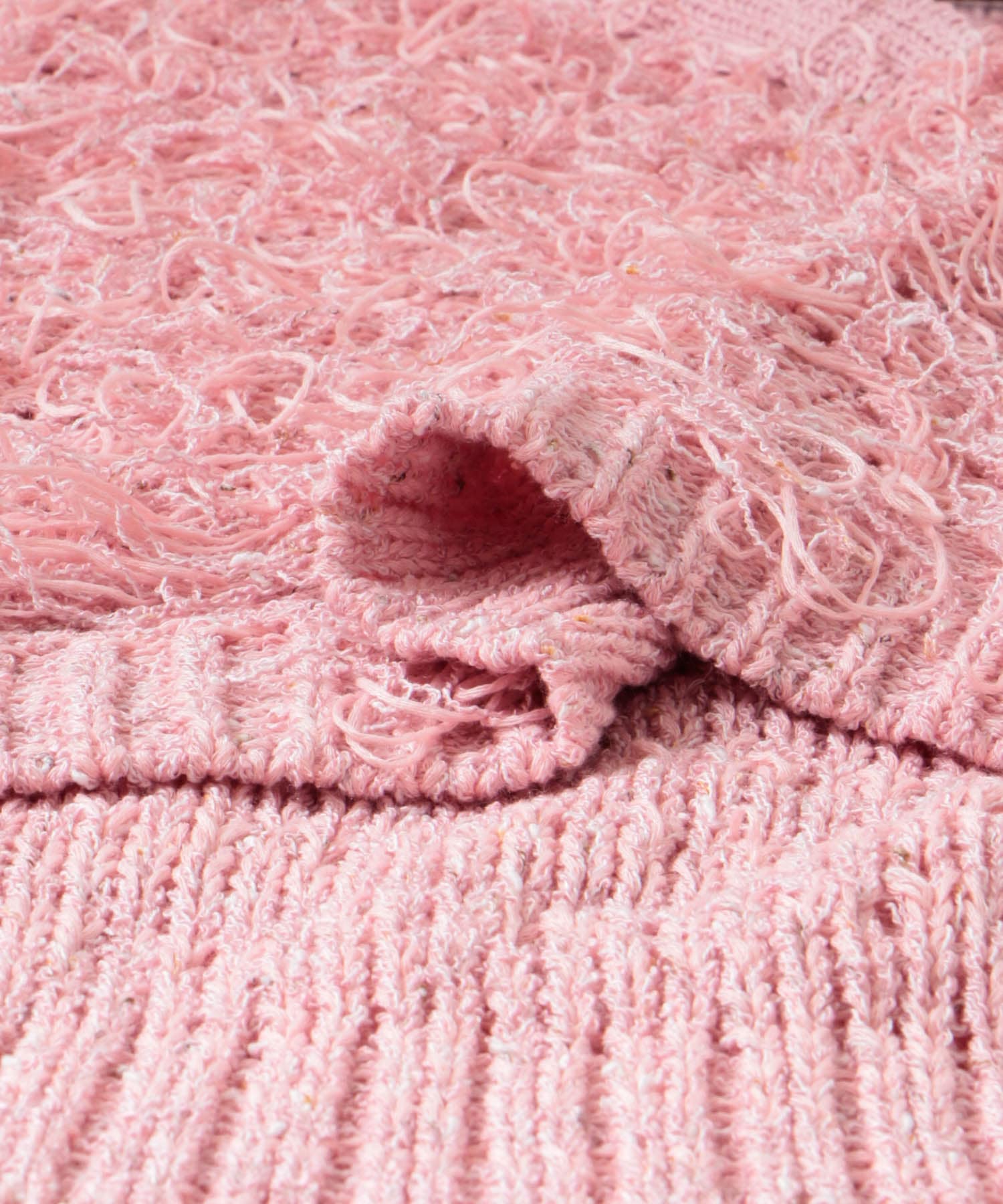 ループヤーンニットベスト L.PINK one