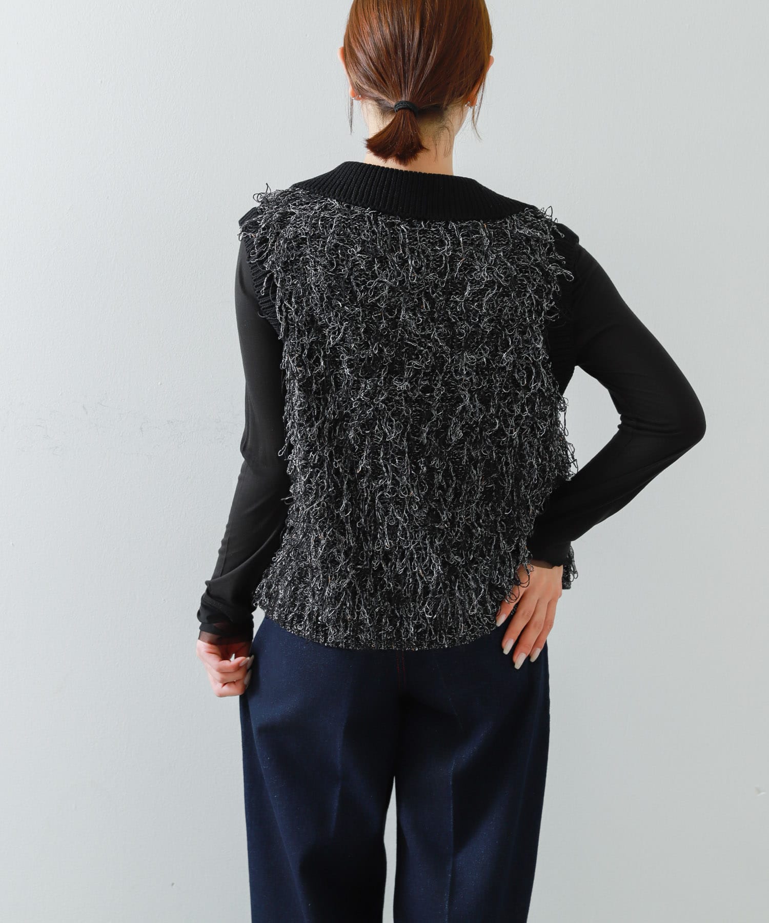 身長：158cm サイズ：one