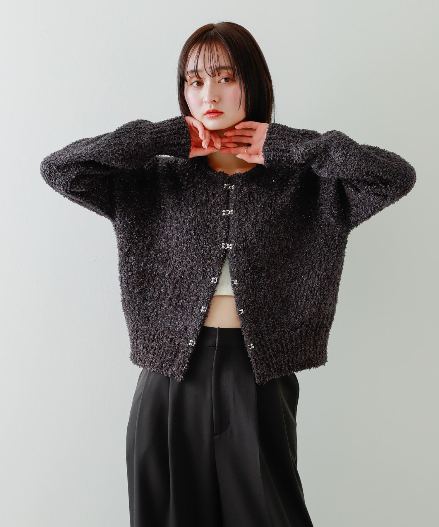身長：169cm サイズ：one