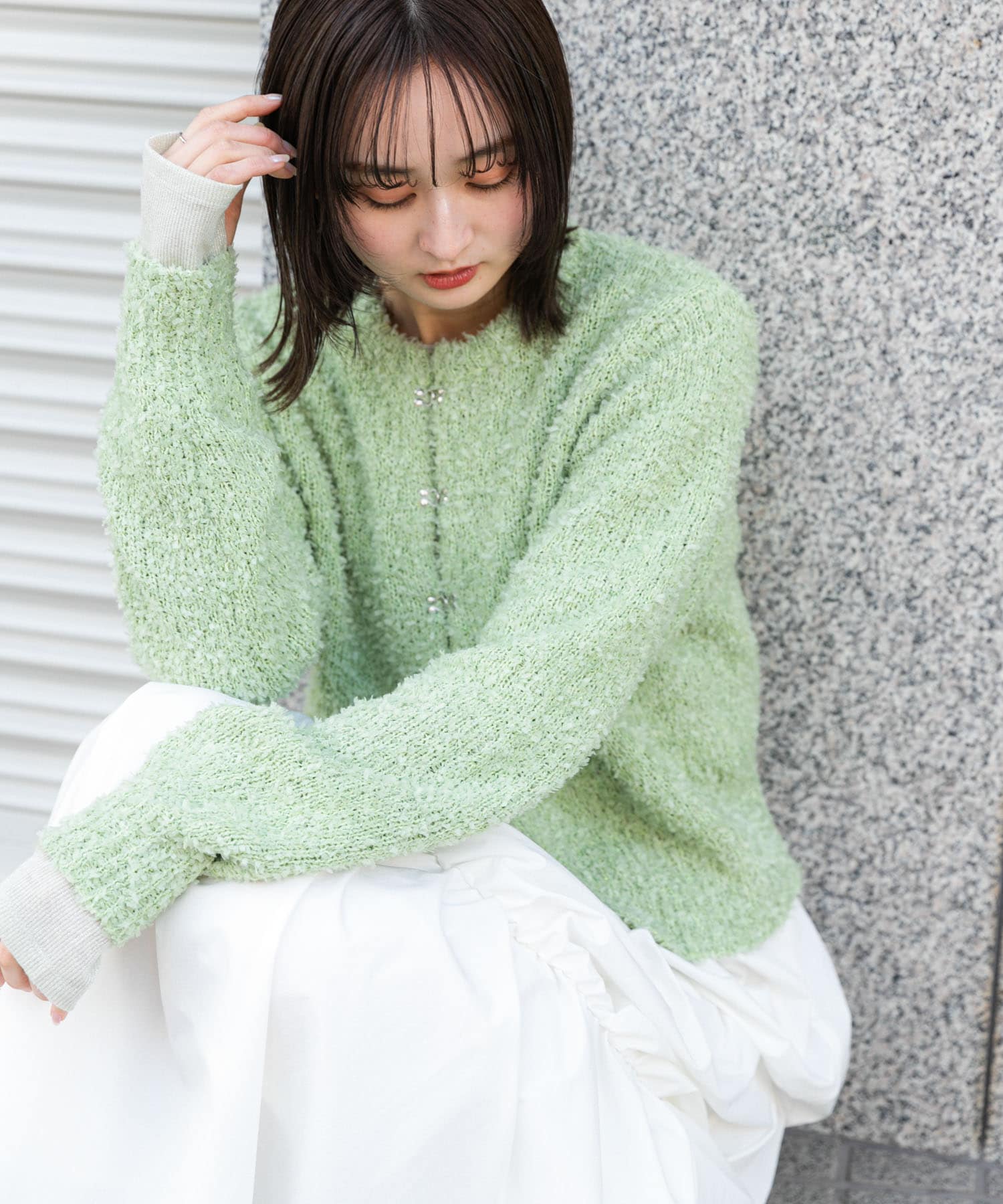 身長：169cm サイズ：one