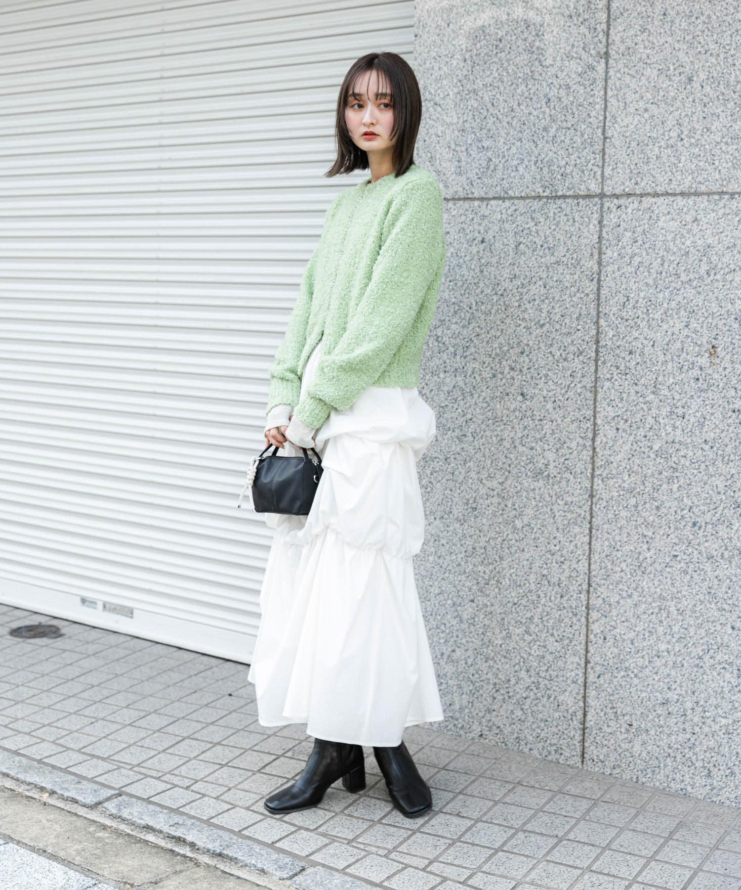 身長：169cm サイズ：one