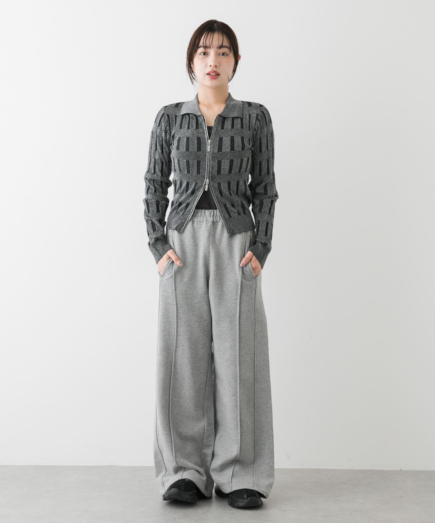 身長：158cm サイズ：one