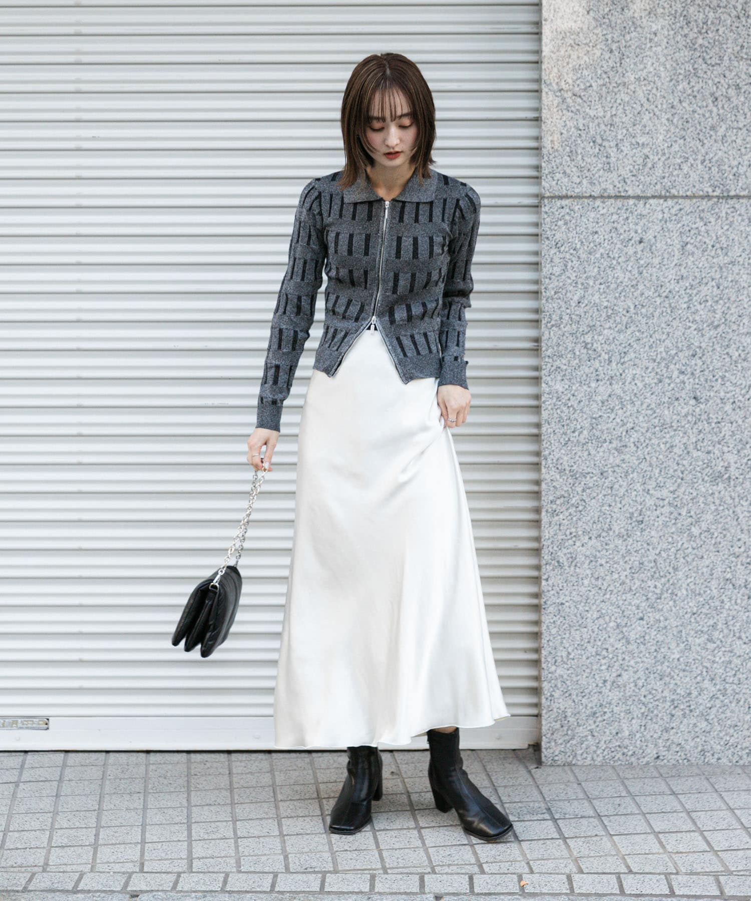 身長：169cm サイズ：one