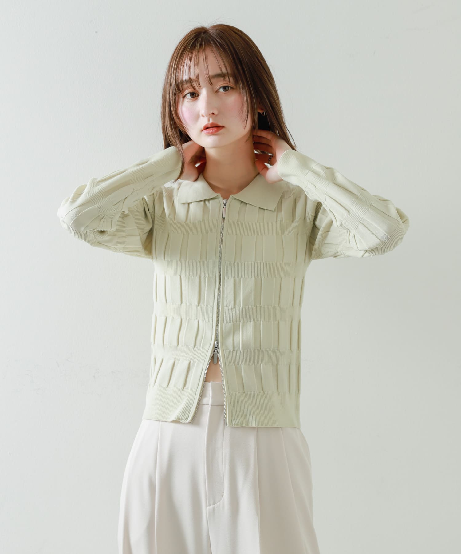 身長：169cm サイズ：one