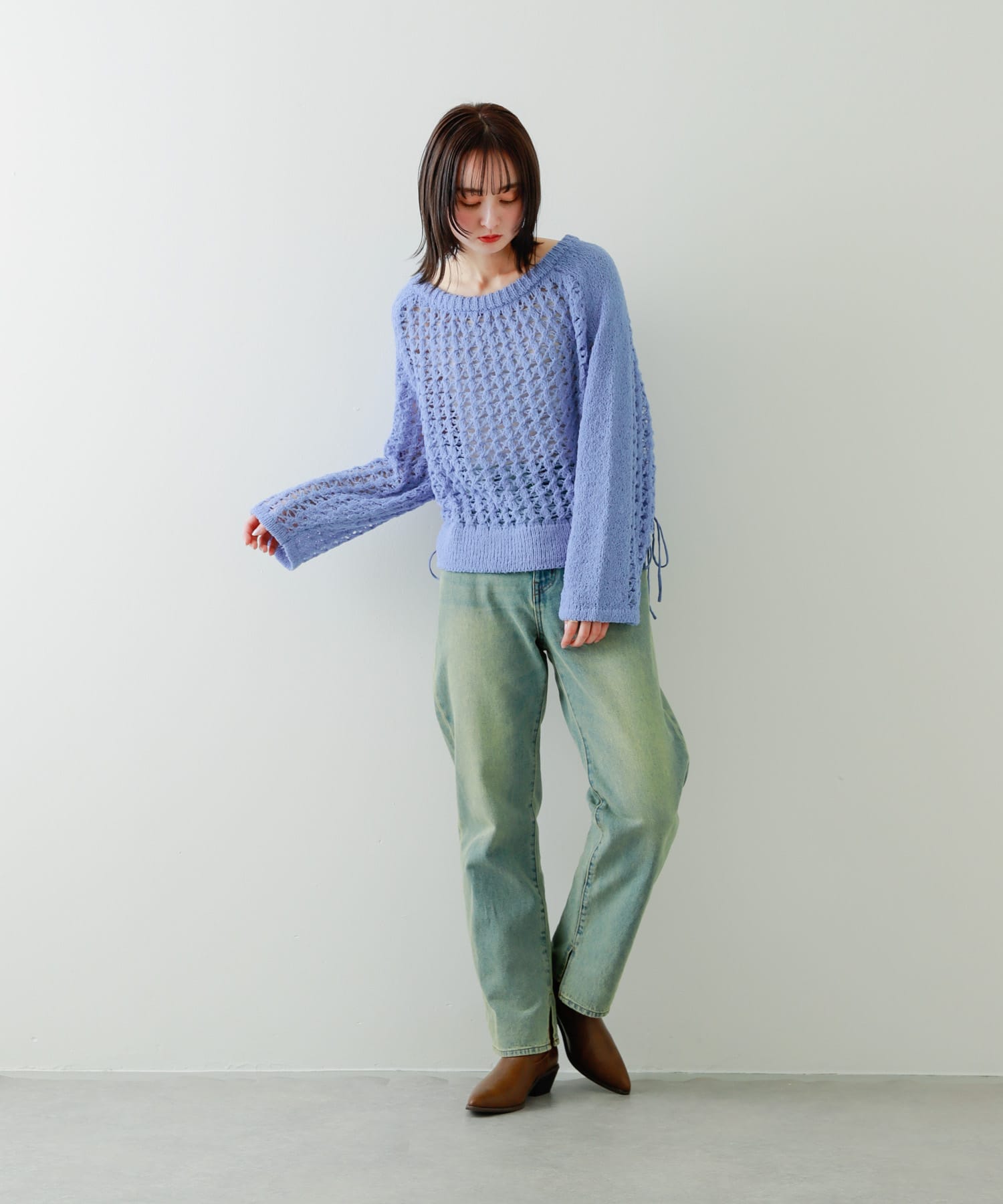 身長：169cm サイズ：one