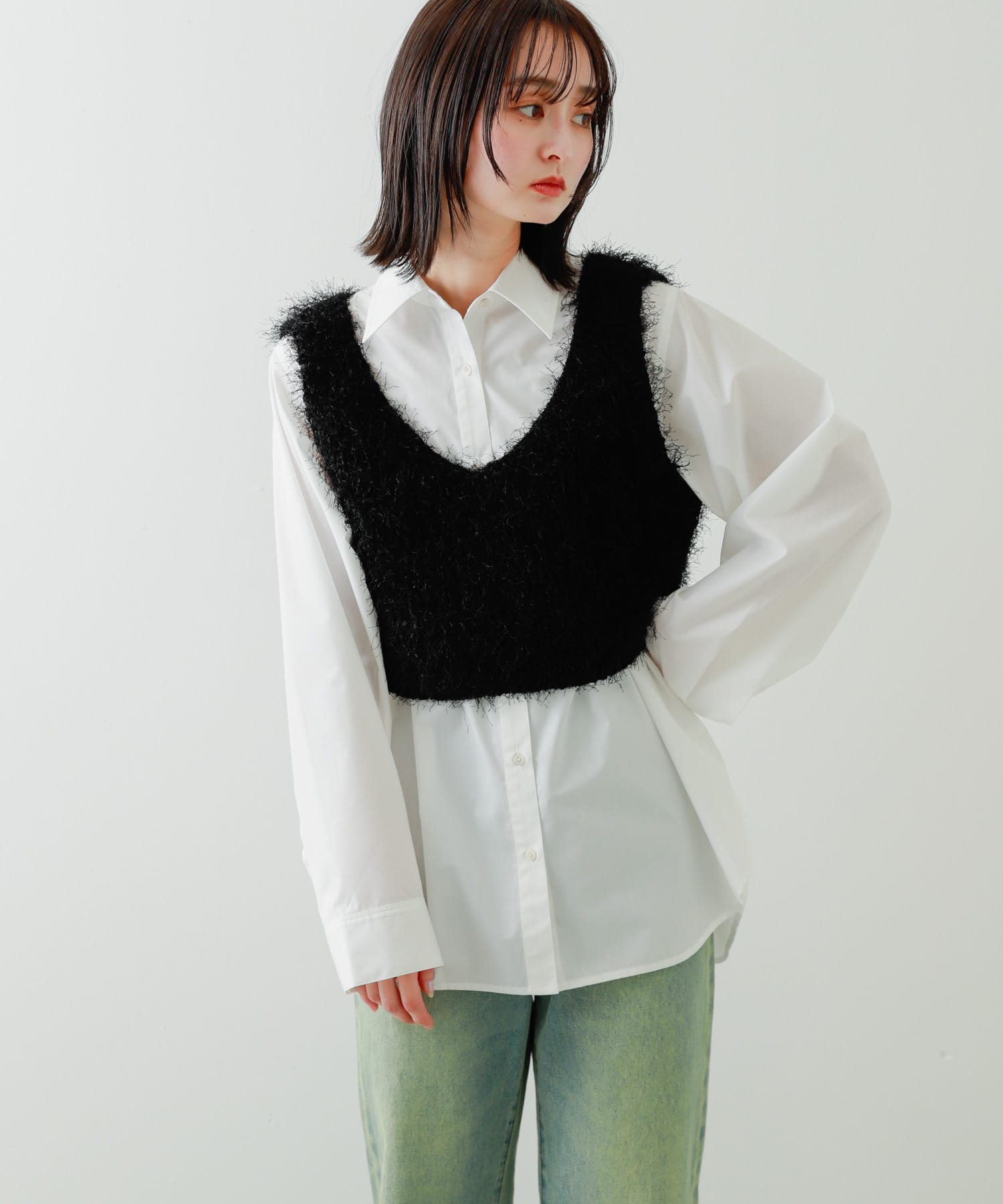 身長：169cm サイズ：one