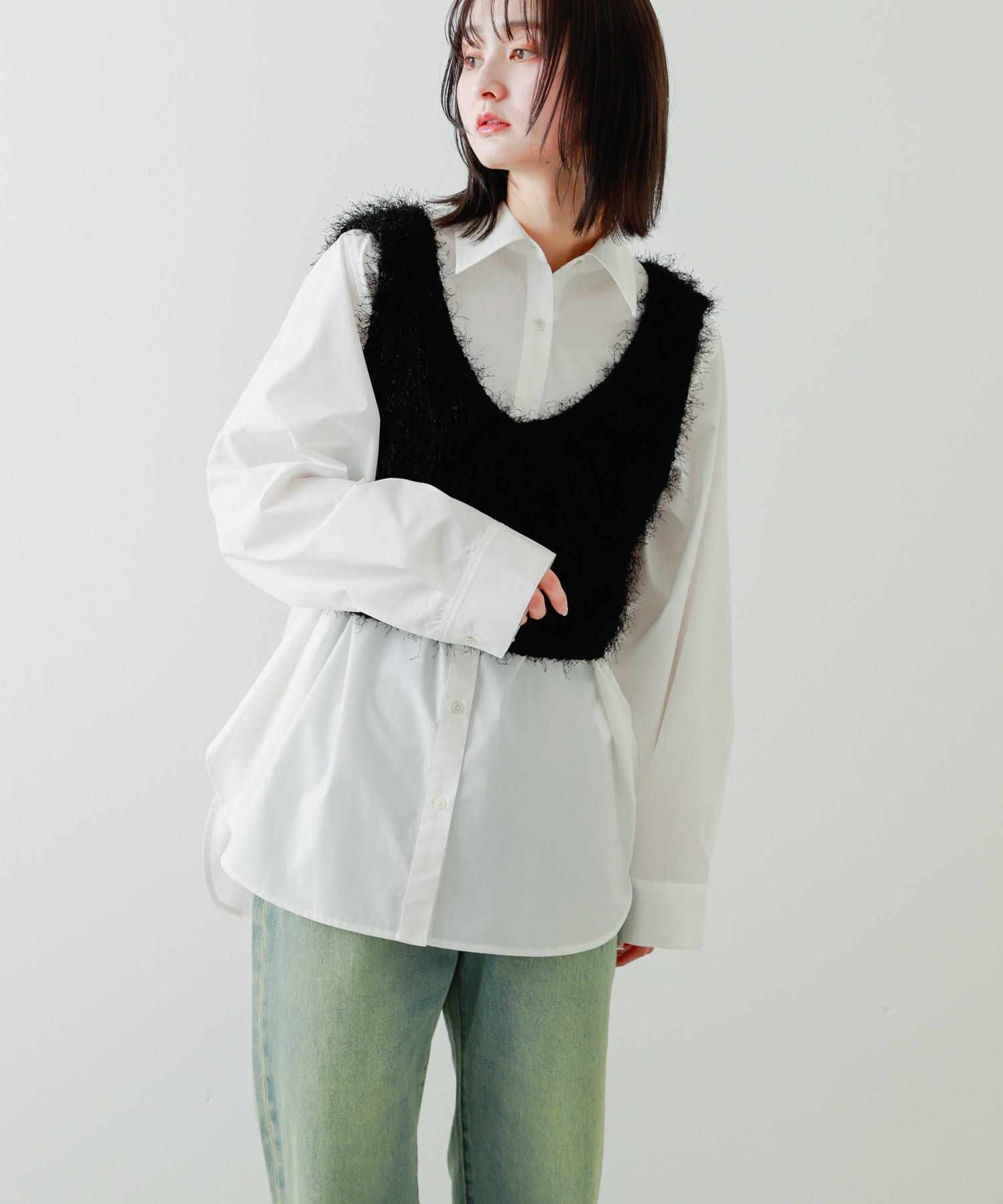 身長：169cm サイズ：one