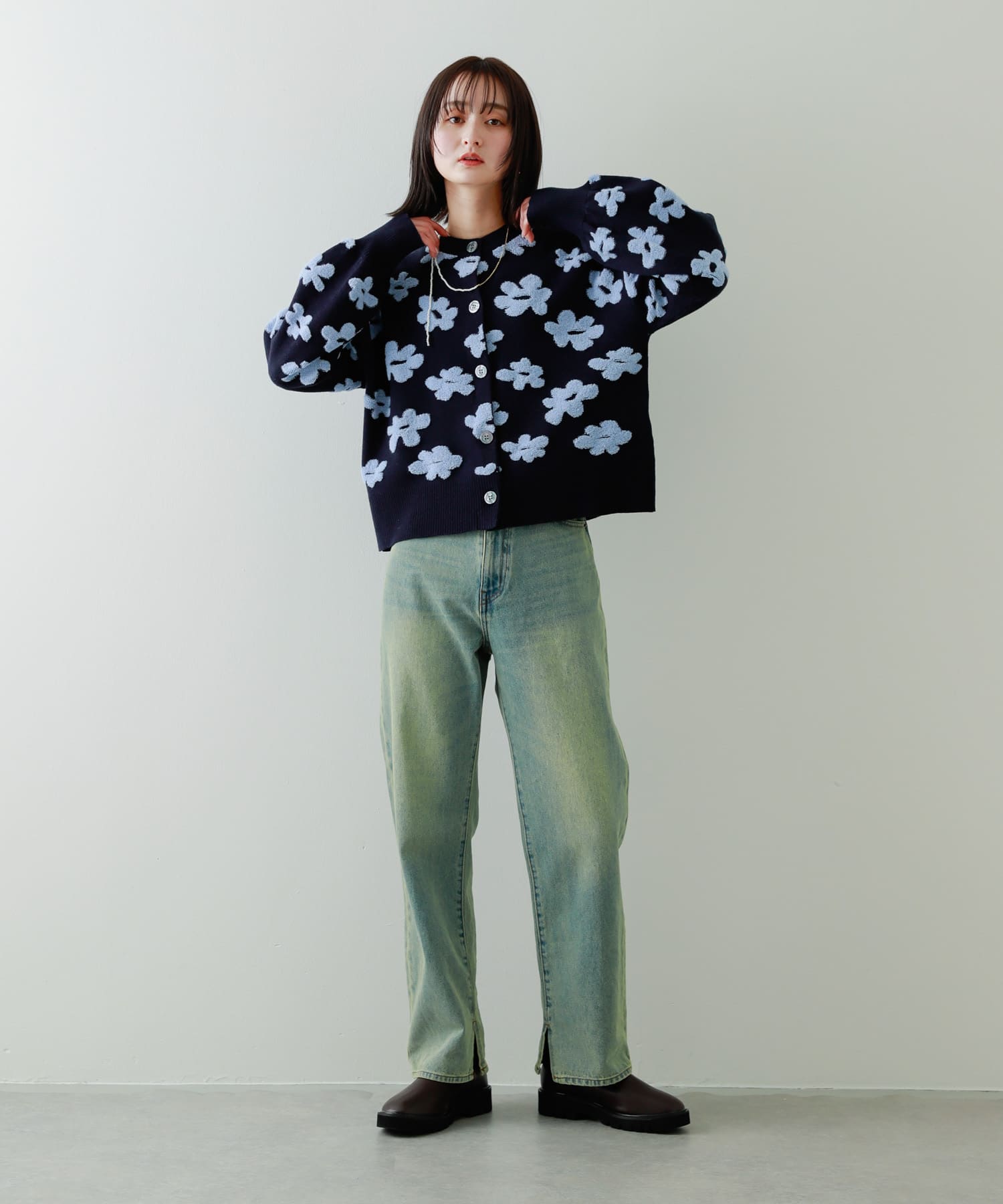 身長：169cm サイズ：one