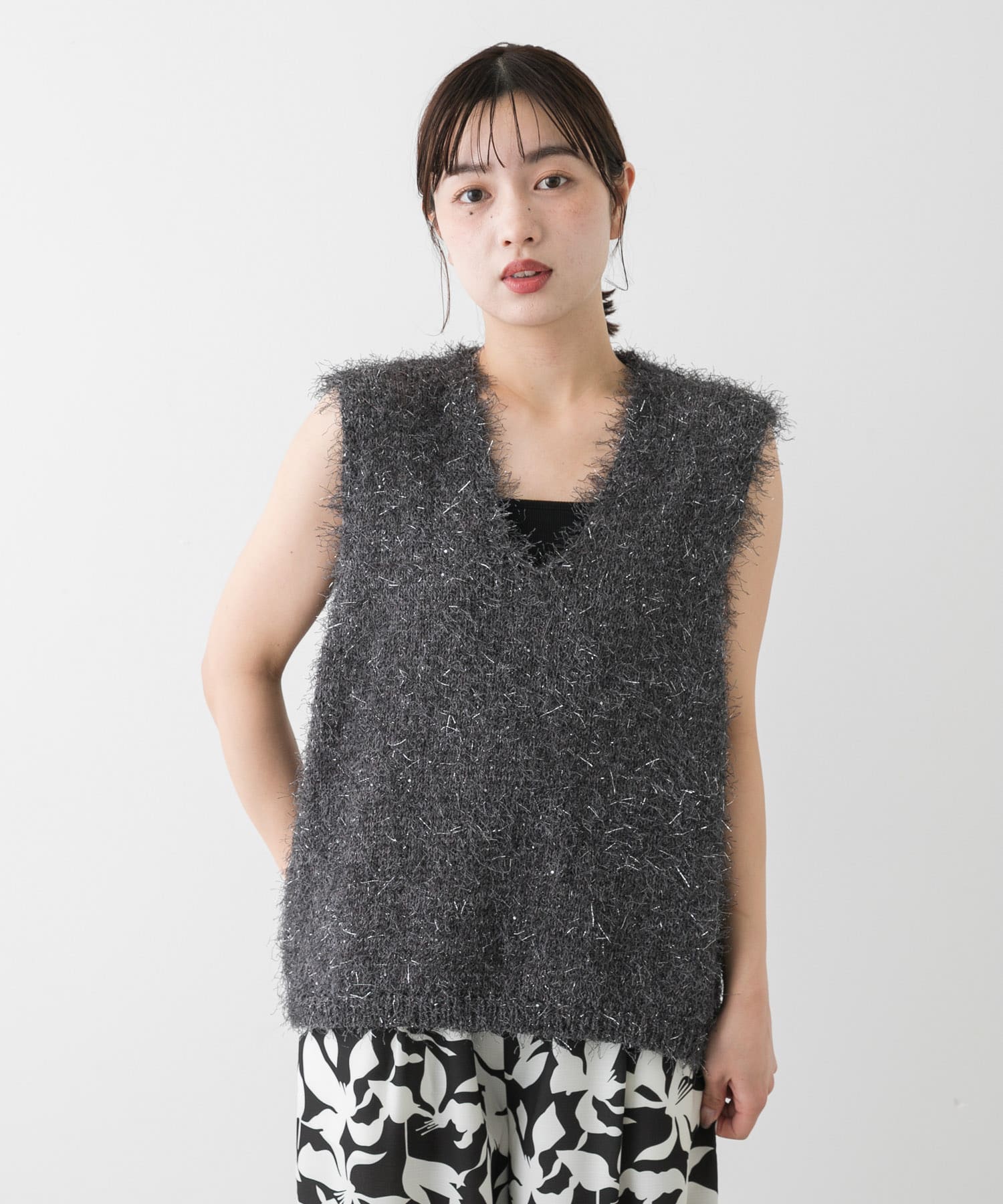 身長：158cm サイズ：one