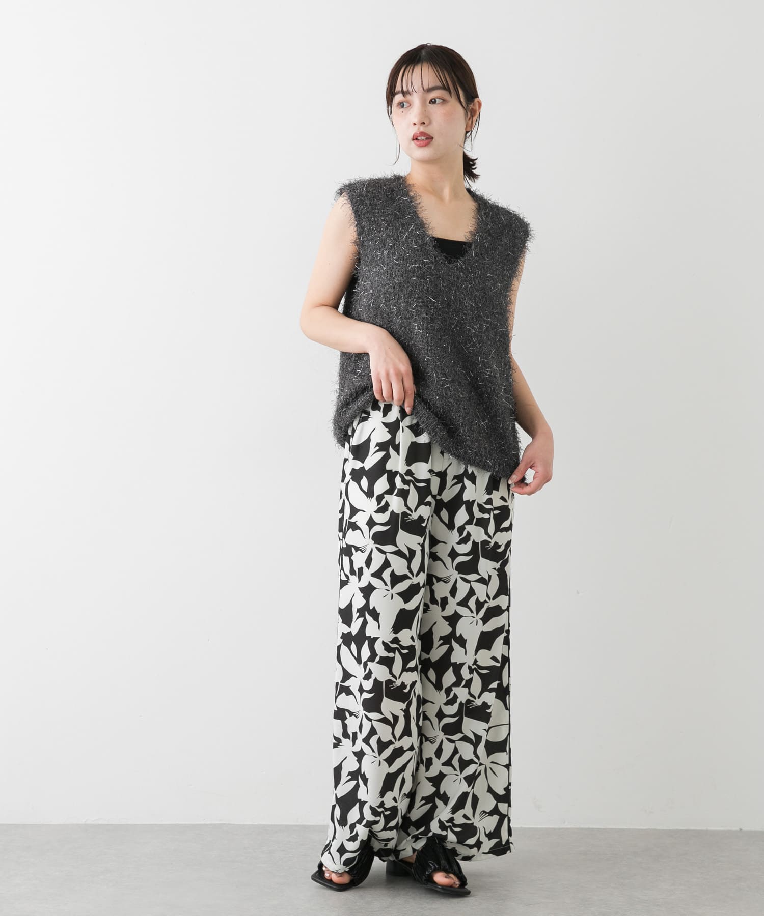 身長：158cm サイズ：one