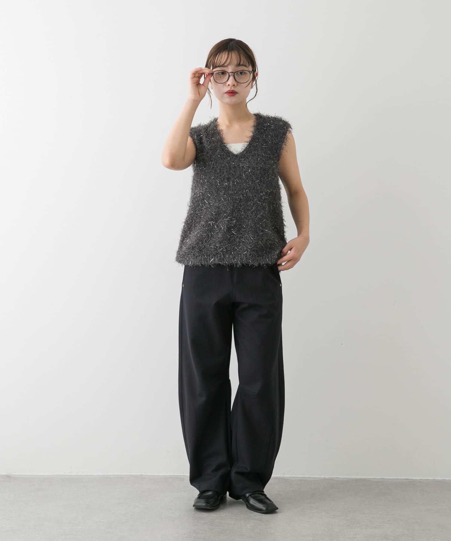 身長：158cm サイズ：one