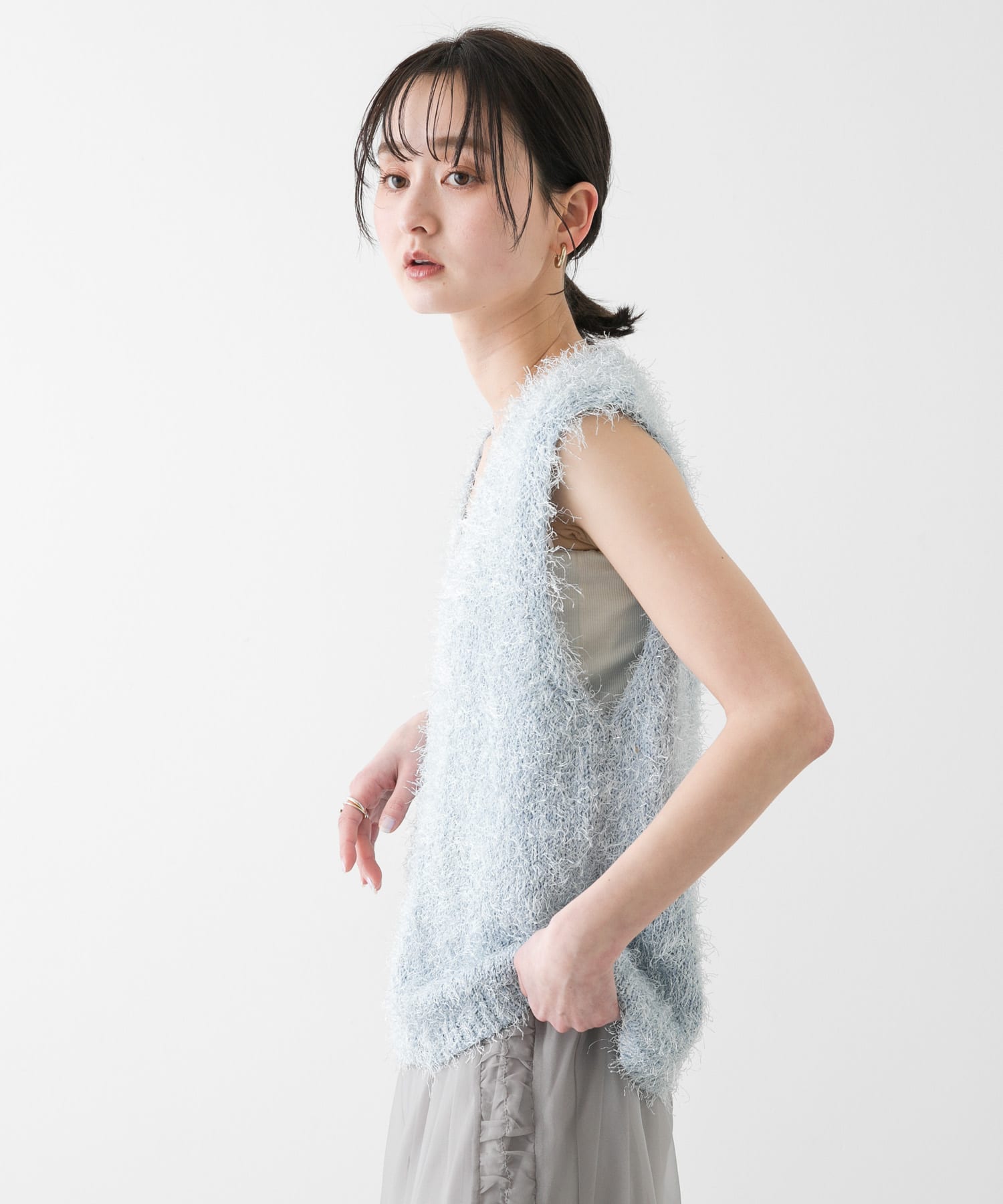 身長：169cm サイズ：one