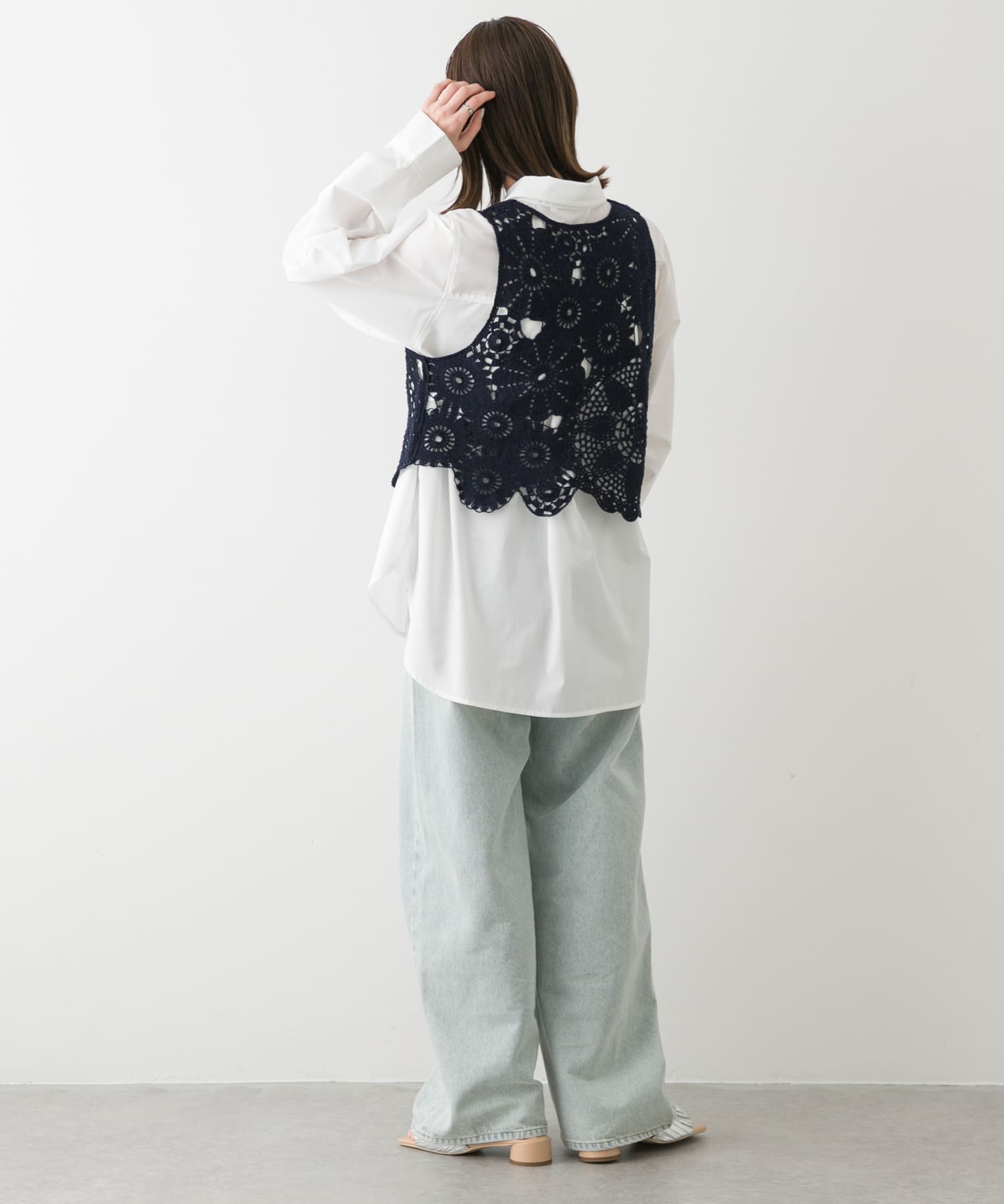 身長：169cm サイズ：one