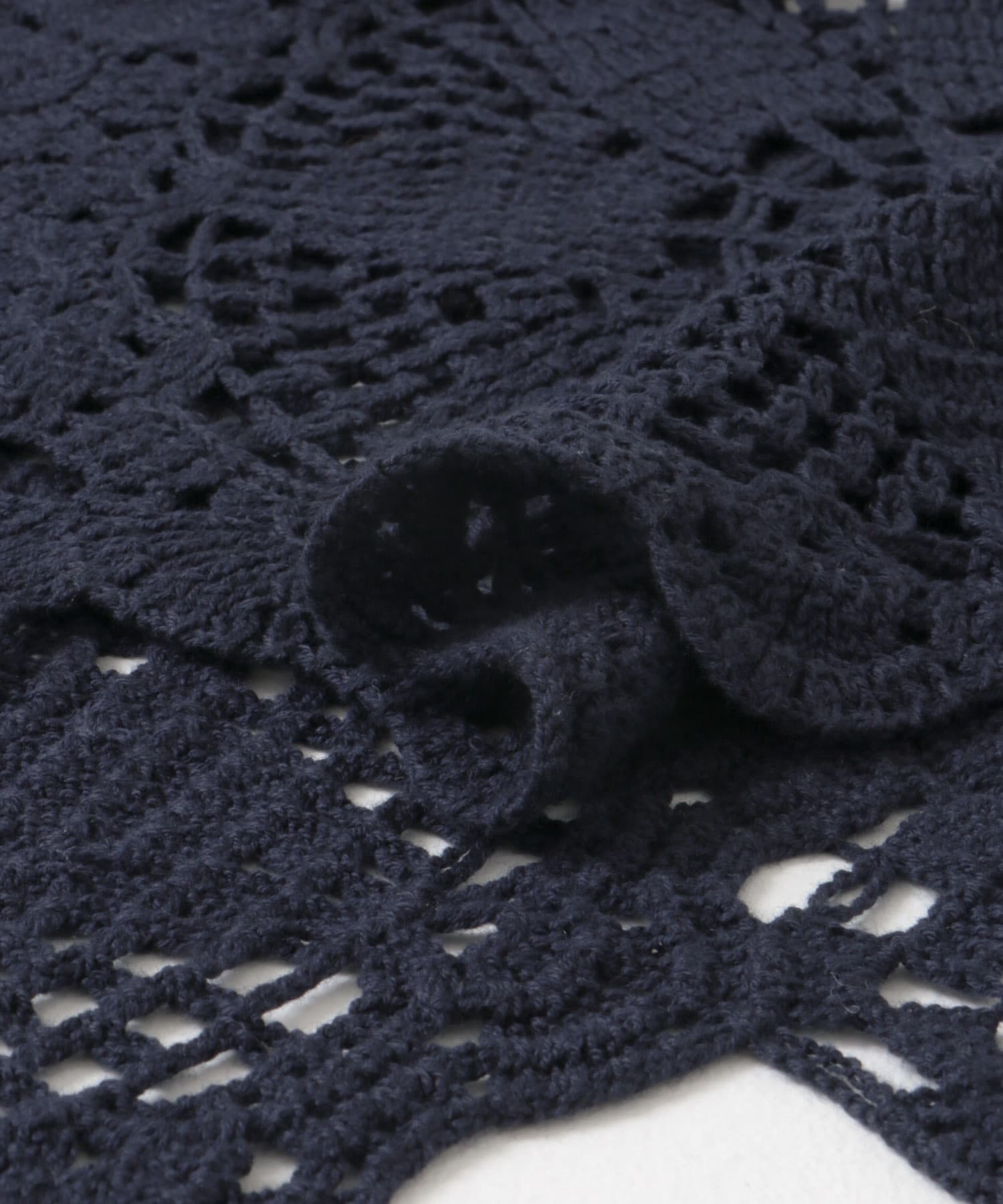 レースクロップドベスト NAVY one