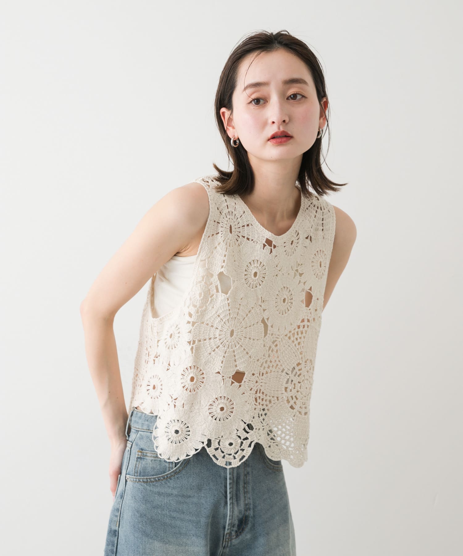 身長：169cm サイズ：one