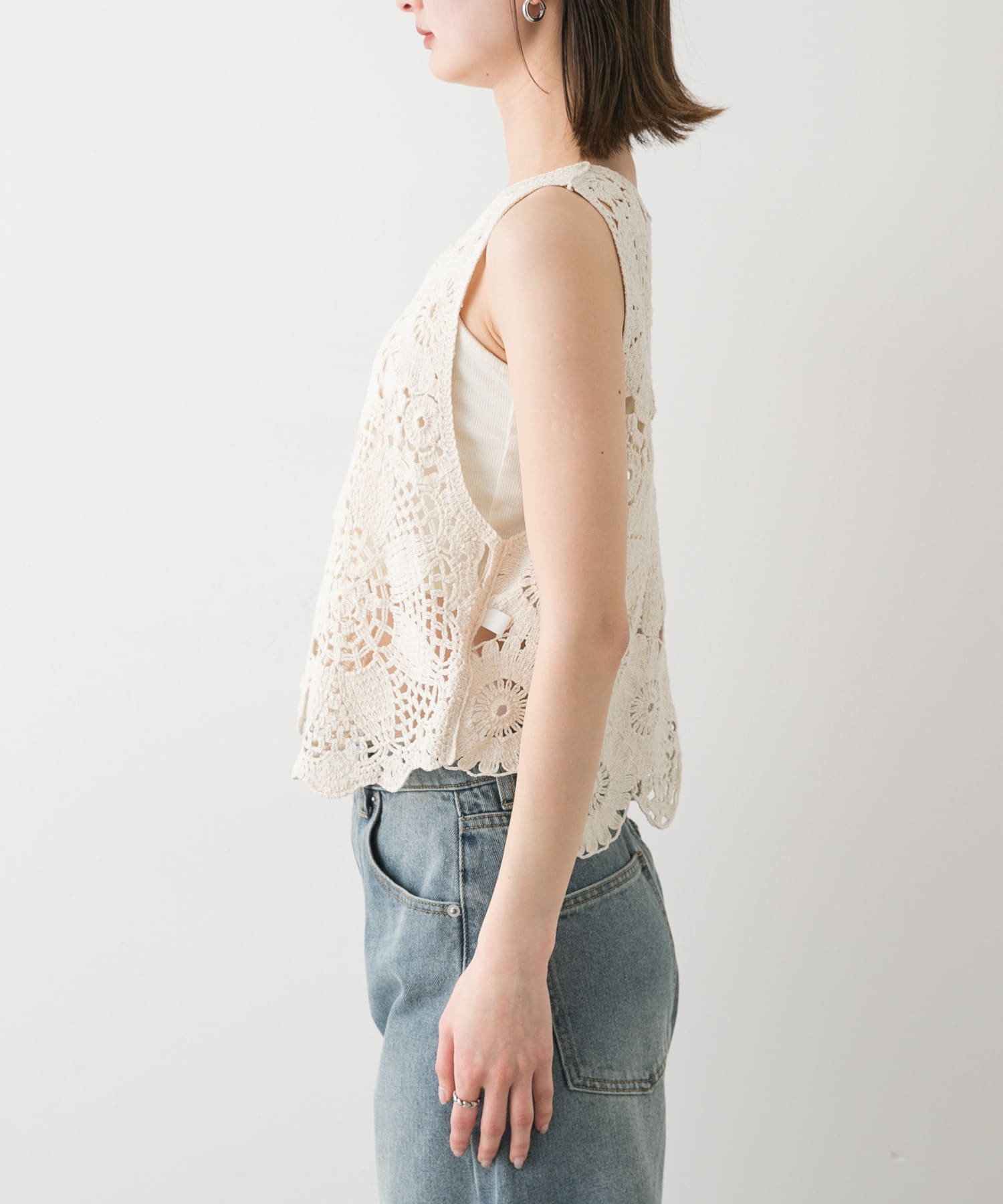 身長：169cm サイズ：one