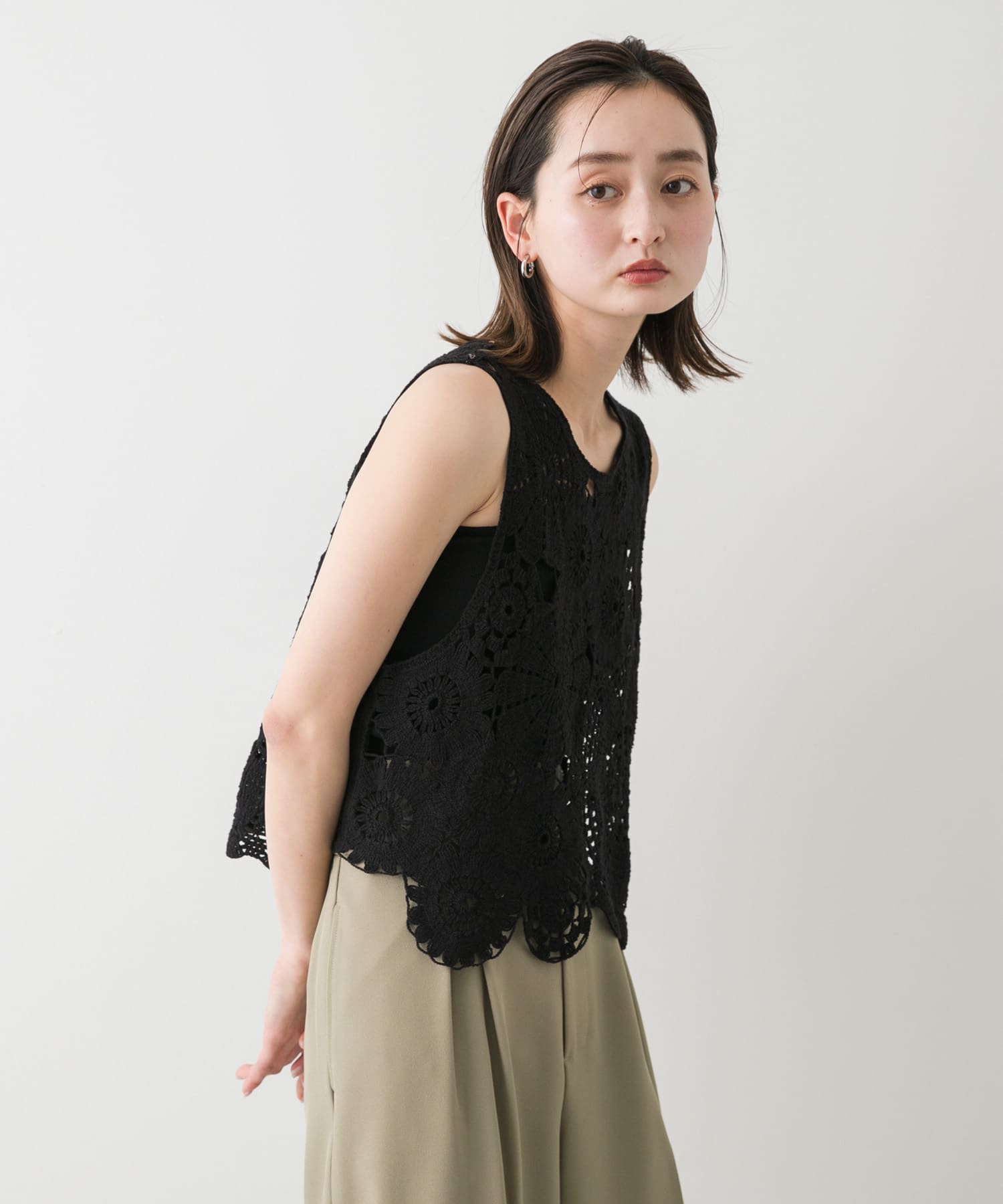 身長：169cm サイズ：one
