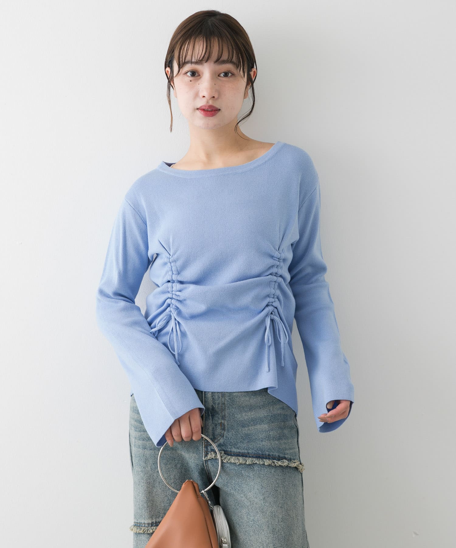 身長：158cm サイズ：one