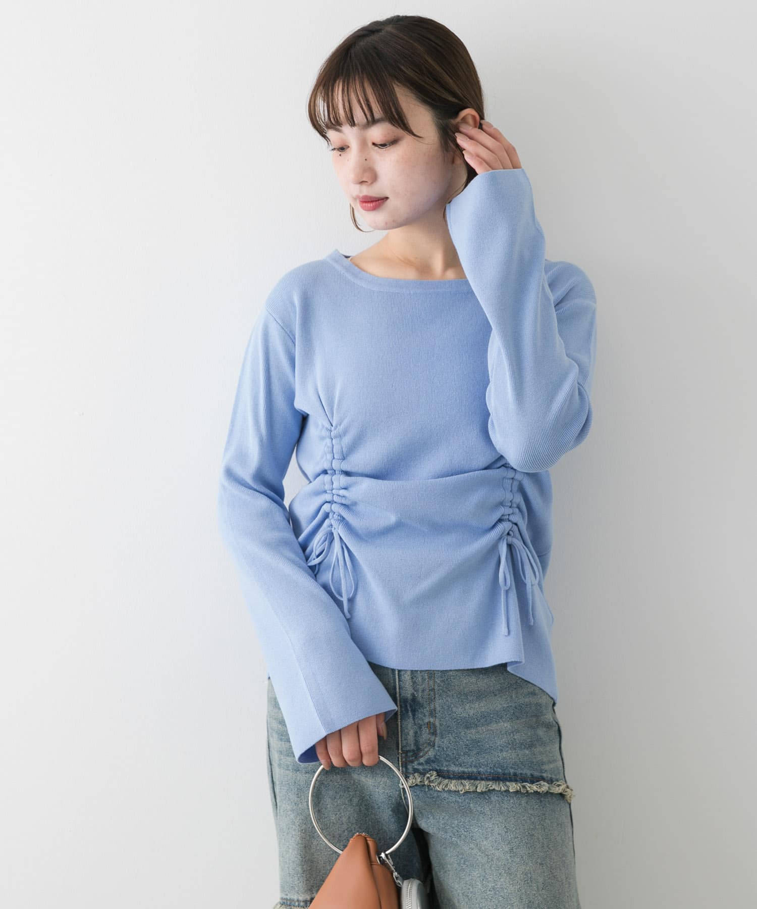 身長：158cm サイズ：one