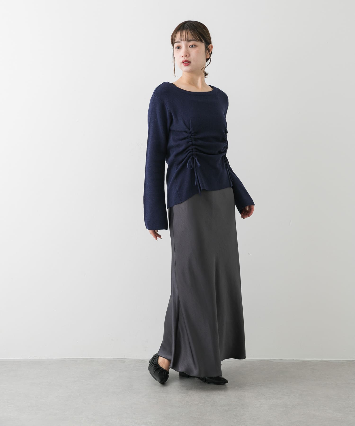 身長：158cm サイズ：one