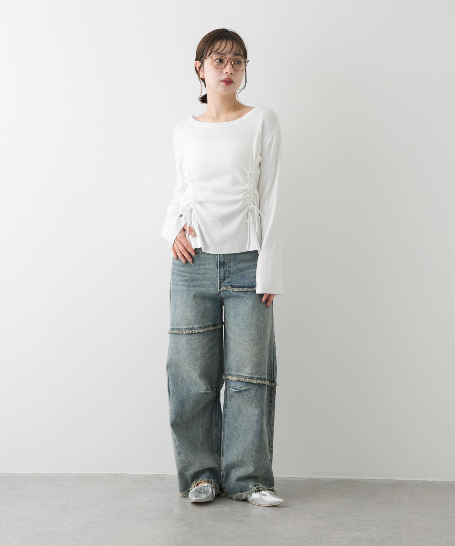 身長：158cm サイズ：one