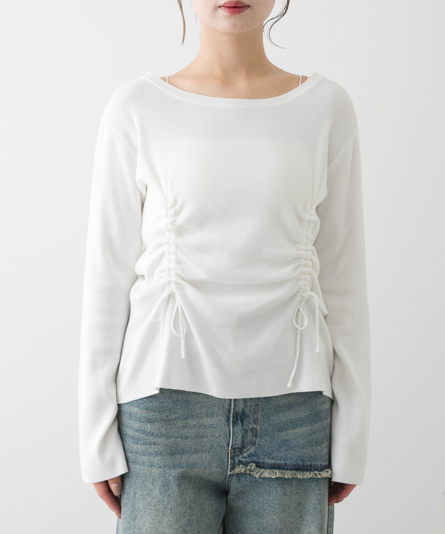 身長：158cm サイズ：one