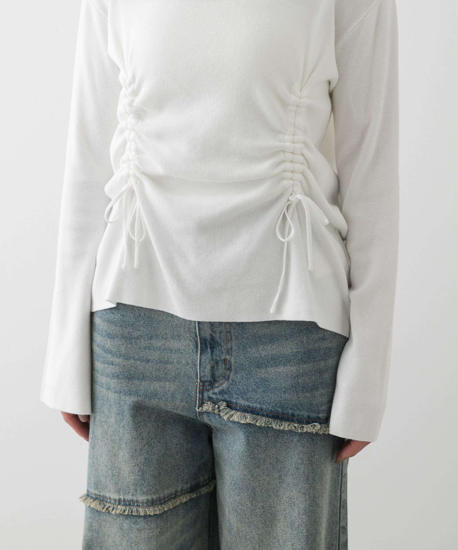 身長：158cm サイズ：one