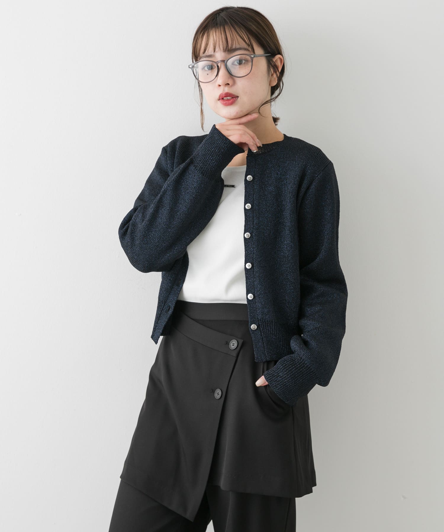 身長：158cm サイズ：one