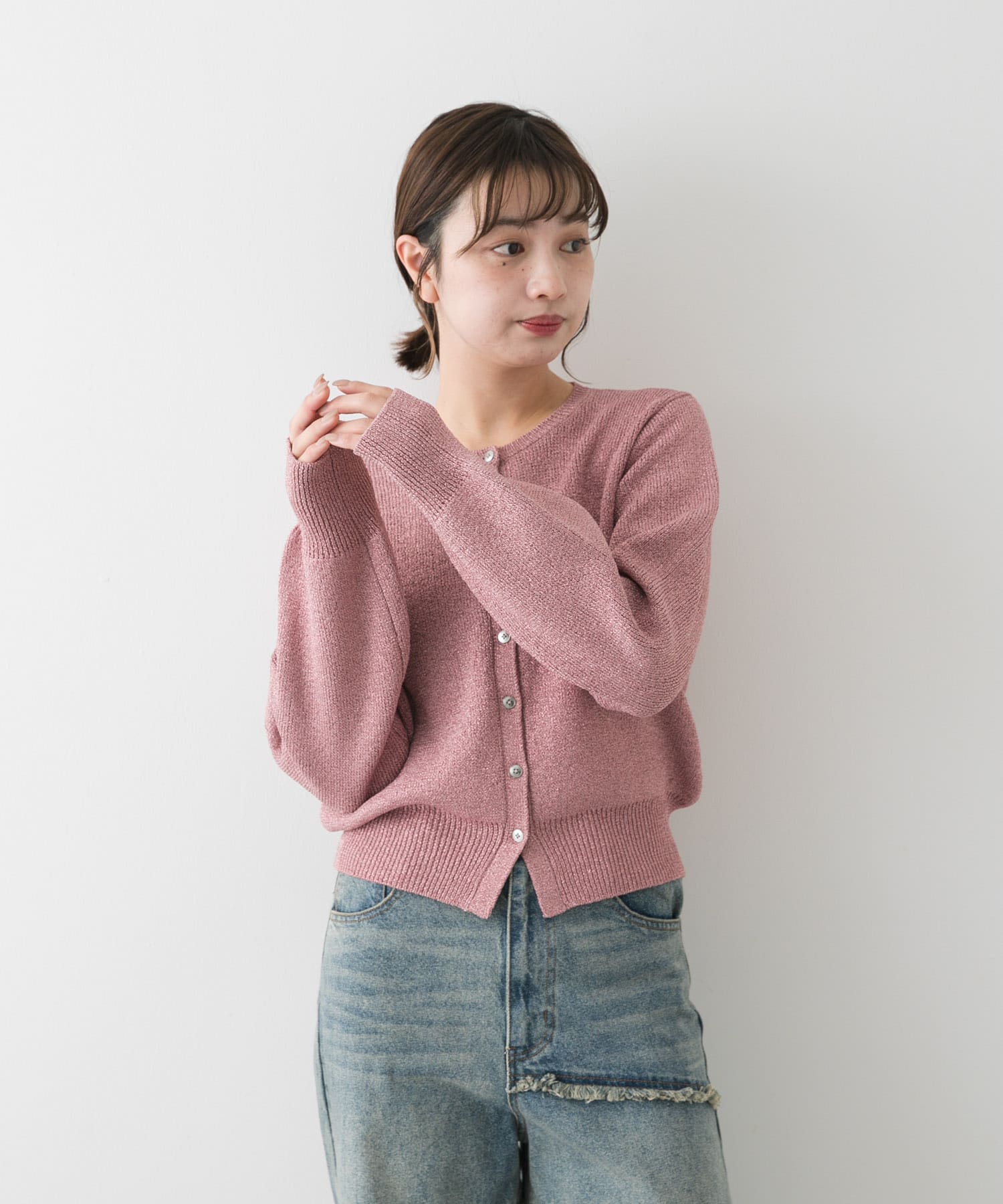 身長：158cm サイズ：one