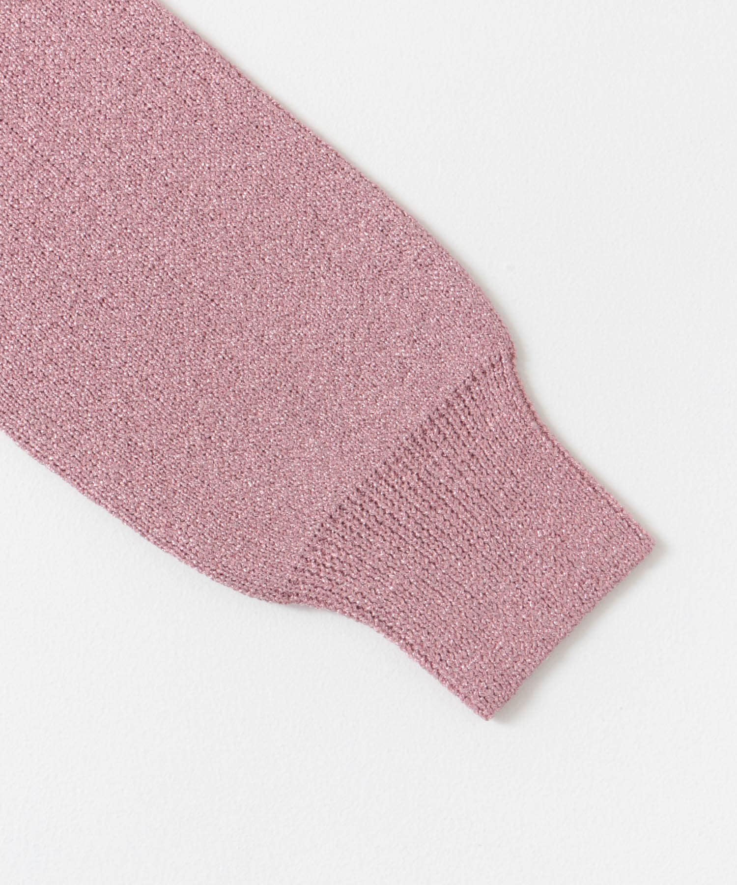 『洗濯可』グリッターカーディガン PINK one