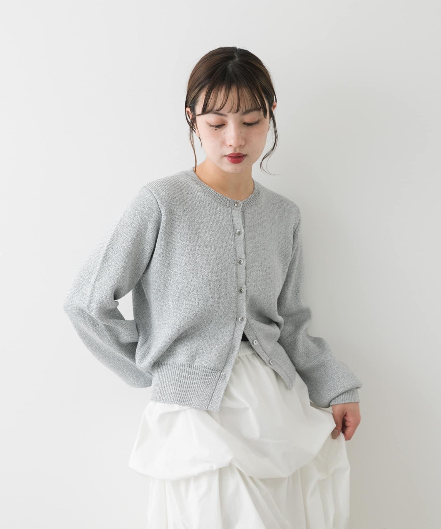 身長：158cm サイズ：one