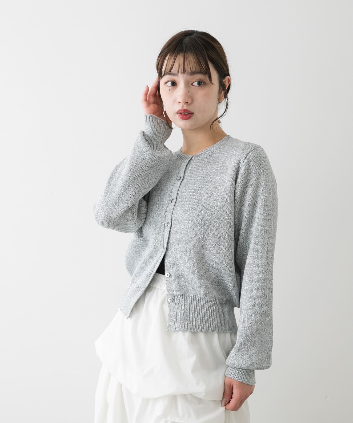 身長：158cm サイズ：one