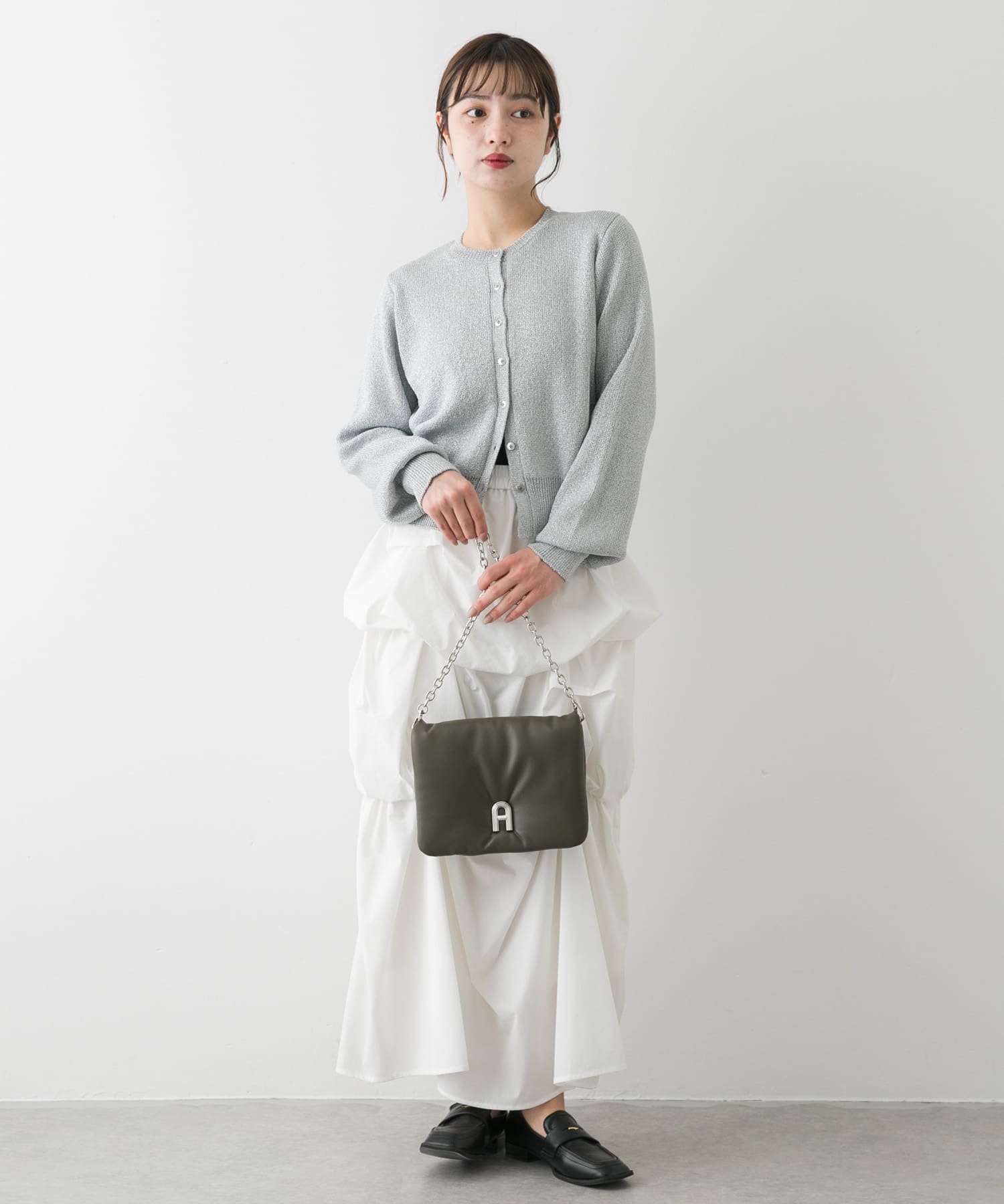身長：158cm サイズ：one