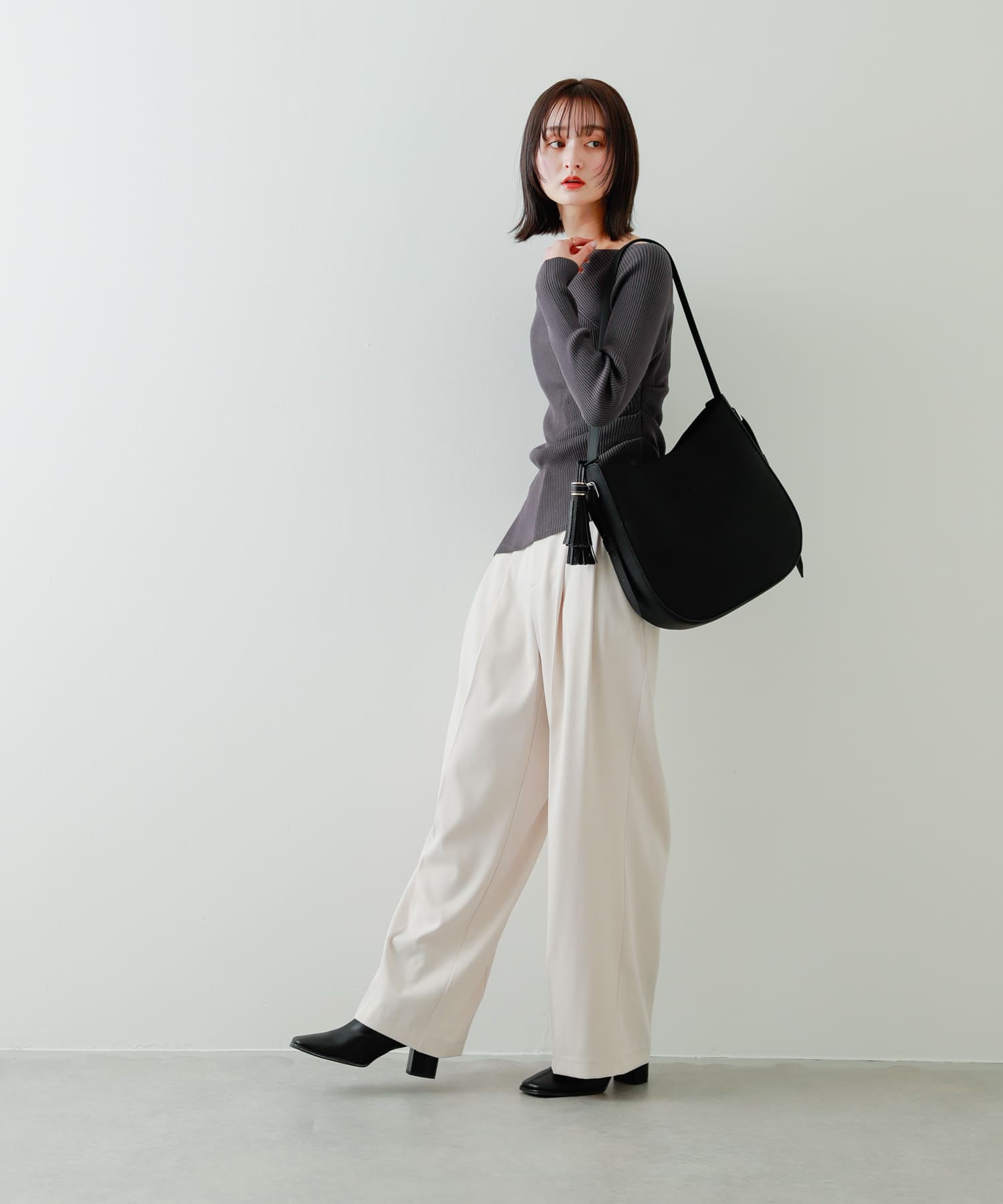 身長：169cm サイズ：one