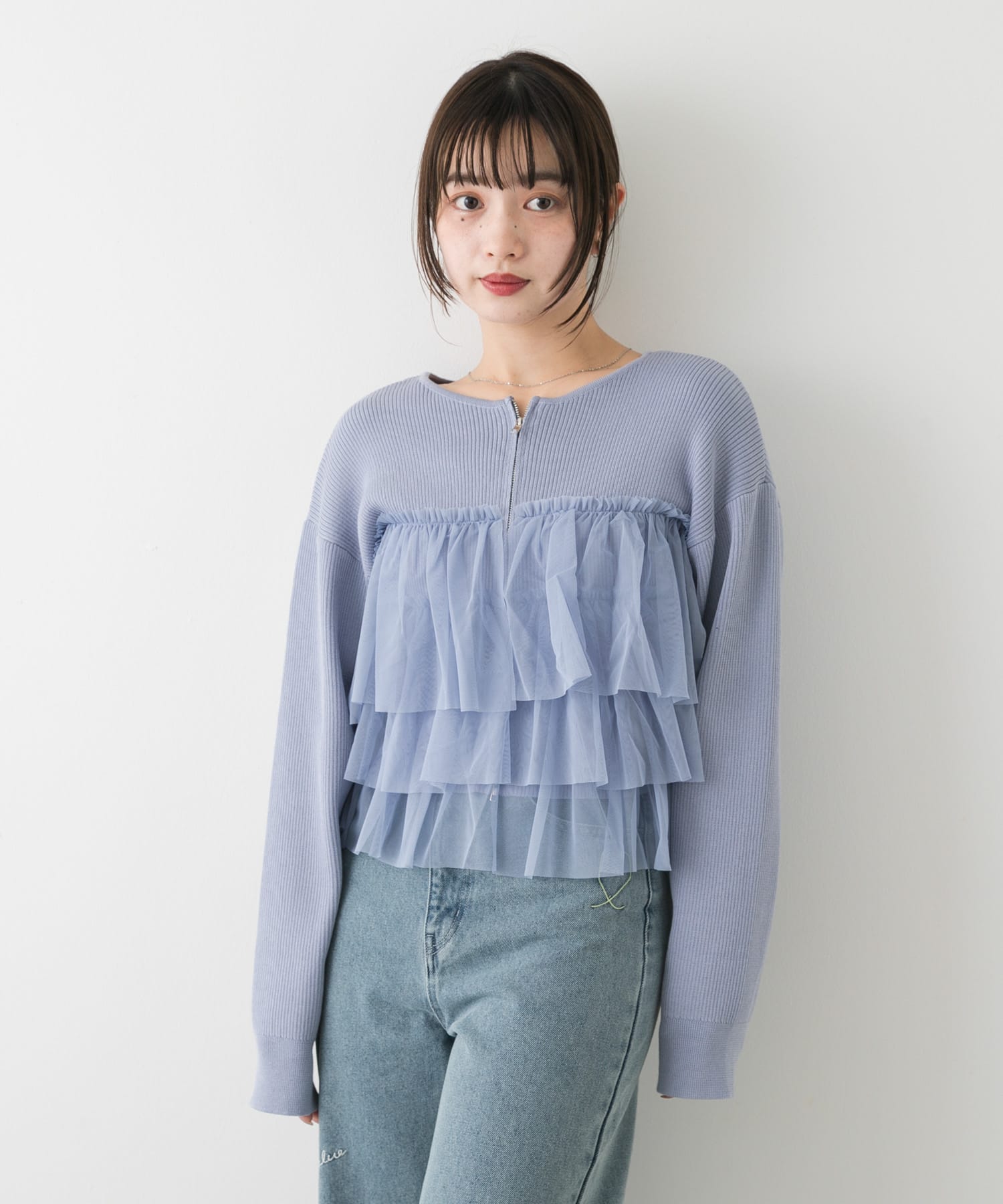 身長：158cm サイズ：one